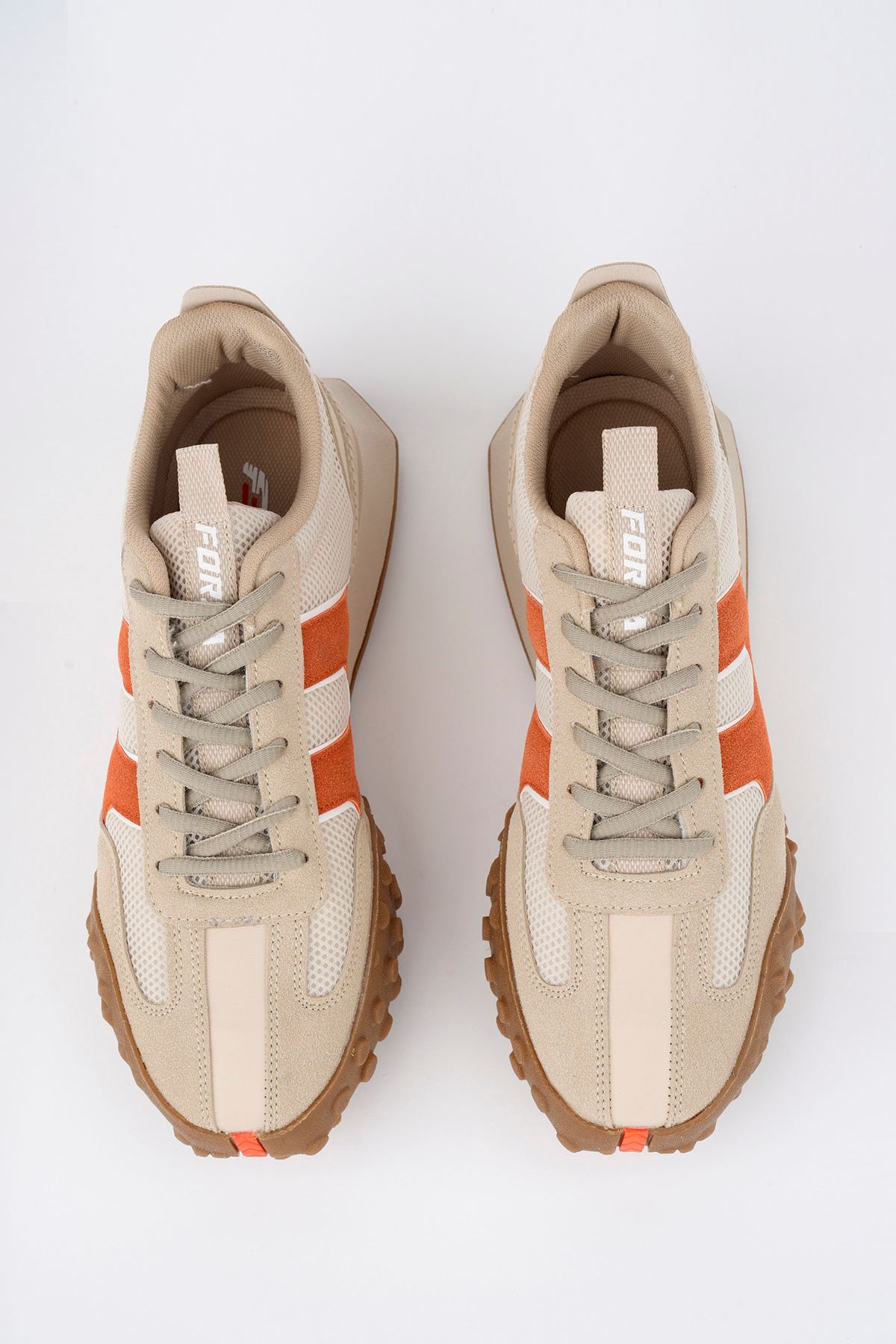 Freemax Unisex  Konforlu Outdoor Spor Ayakkabı 2356 Bej Orange