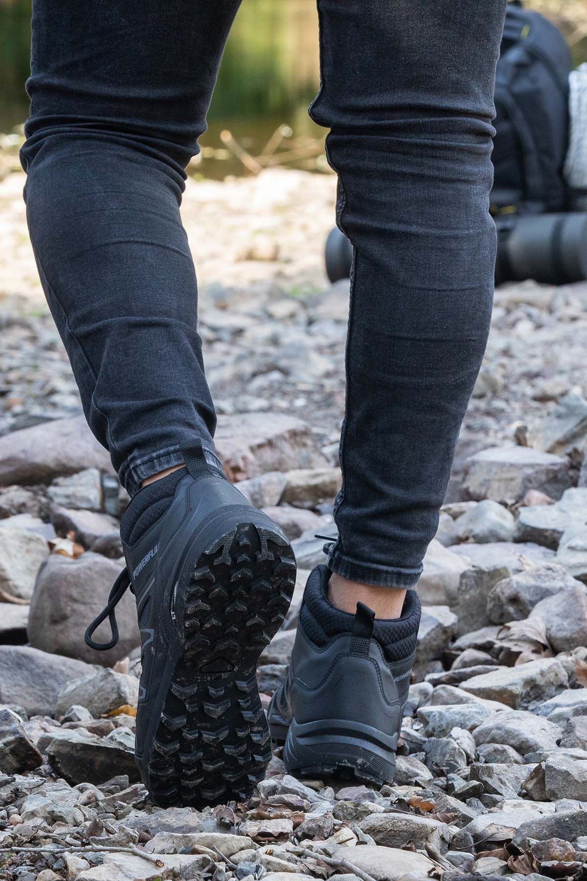 Freemax Unisex  Konforlu Outdoor Spor Ayakkabı Frz.2098 Siyah Füme