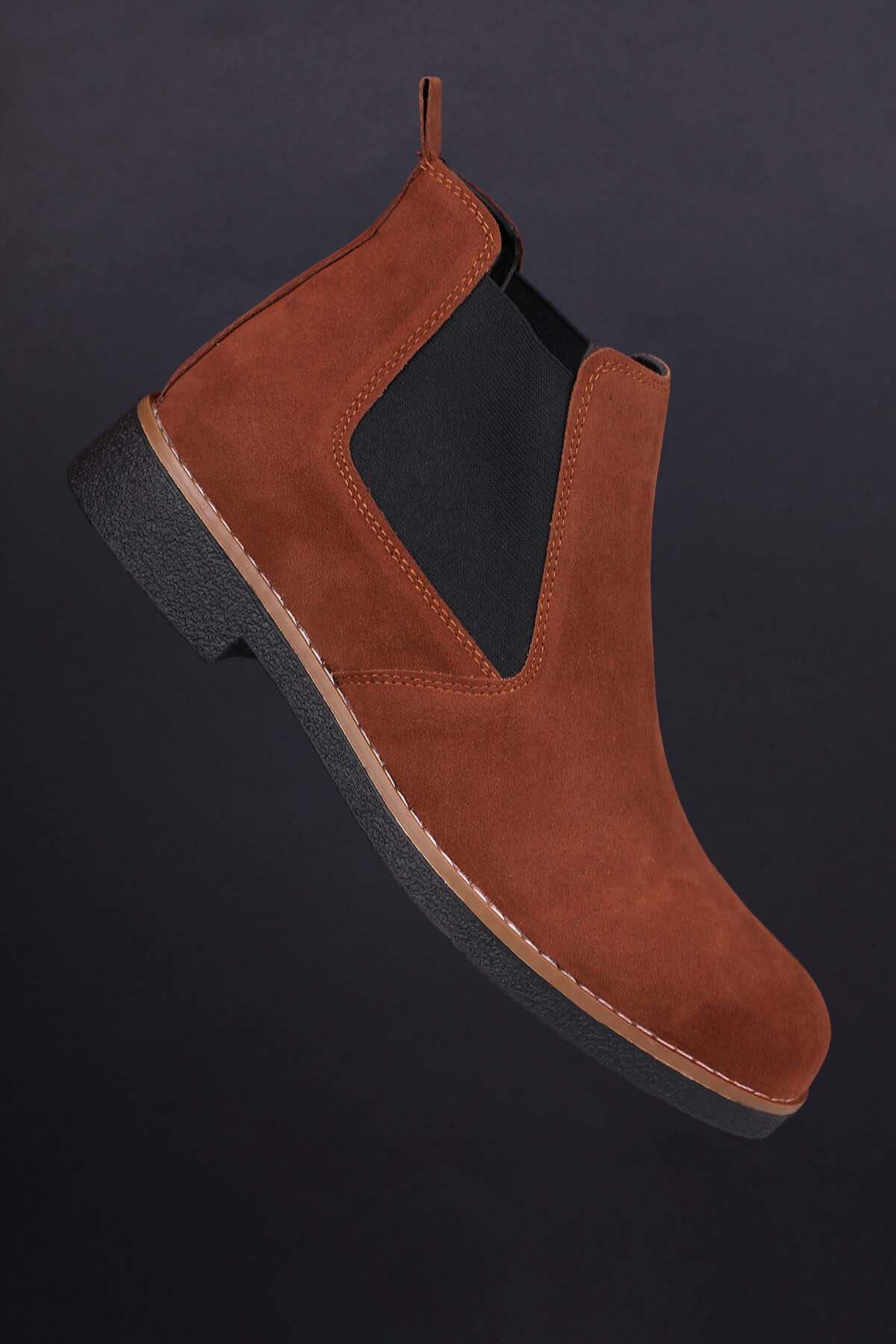 Freemax Unisex Ortopedik iç Tabanlık Suya Dayanıklı Chelsea Bot Garantili ÜrünFreemax.30141 SÜET TABA