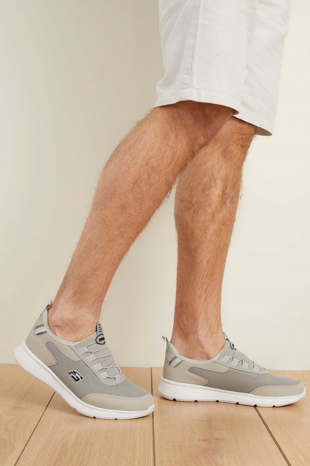 Freemax Unisex  Yürüyüş Spor Sneaker Ayakkabı FREEMAX101-21221 Buz Gri