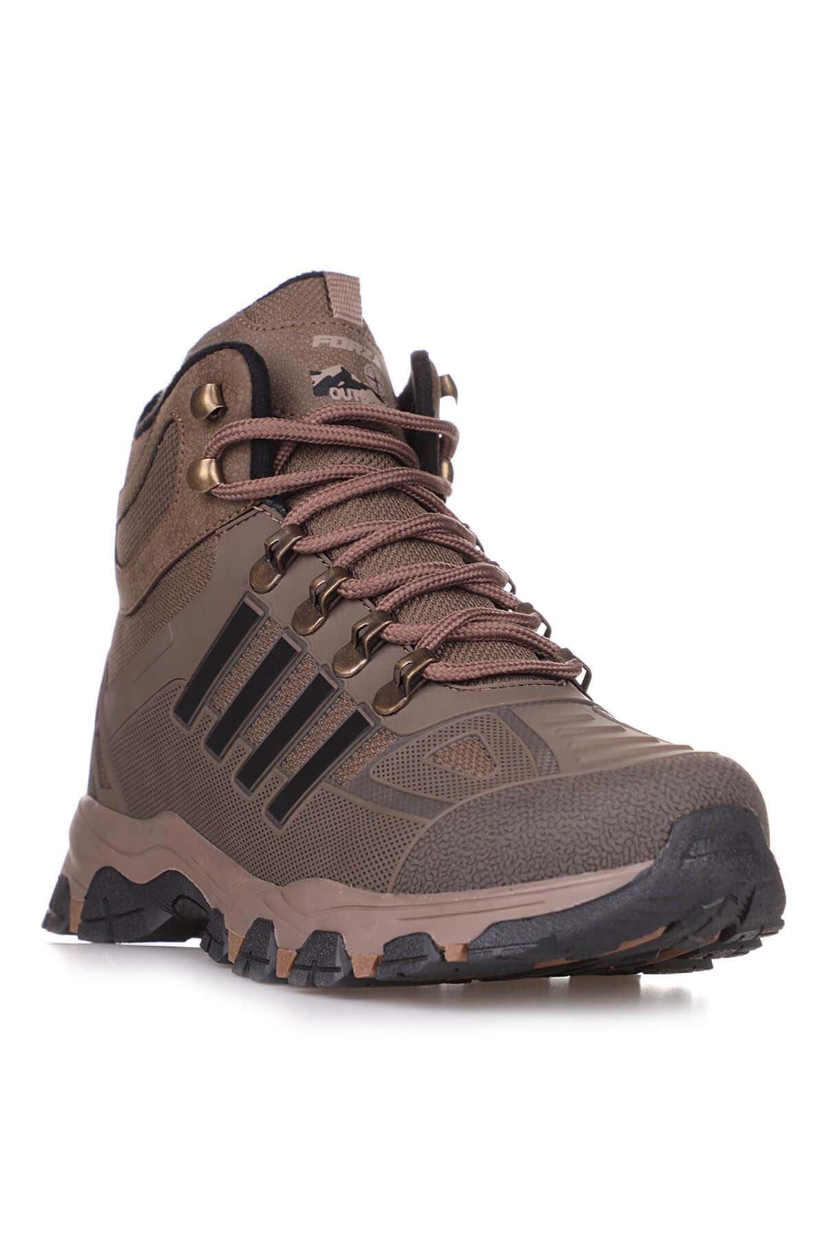 Freemax Su Geçirmez Kauçuk Kaplama Esnek Termo Taban Kışlık Bot Vizon Siyah