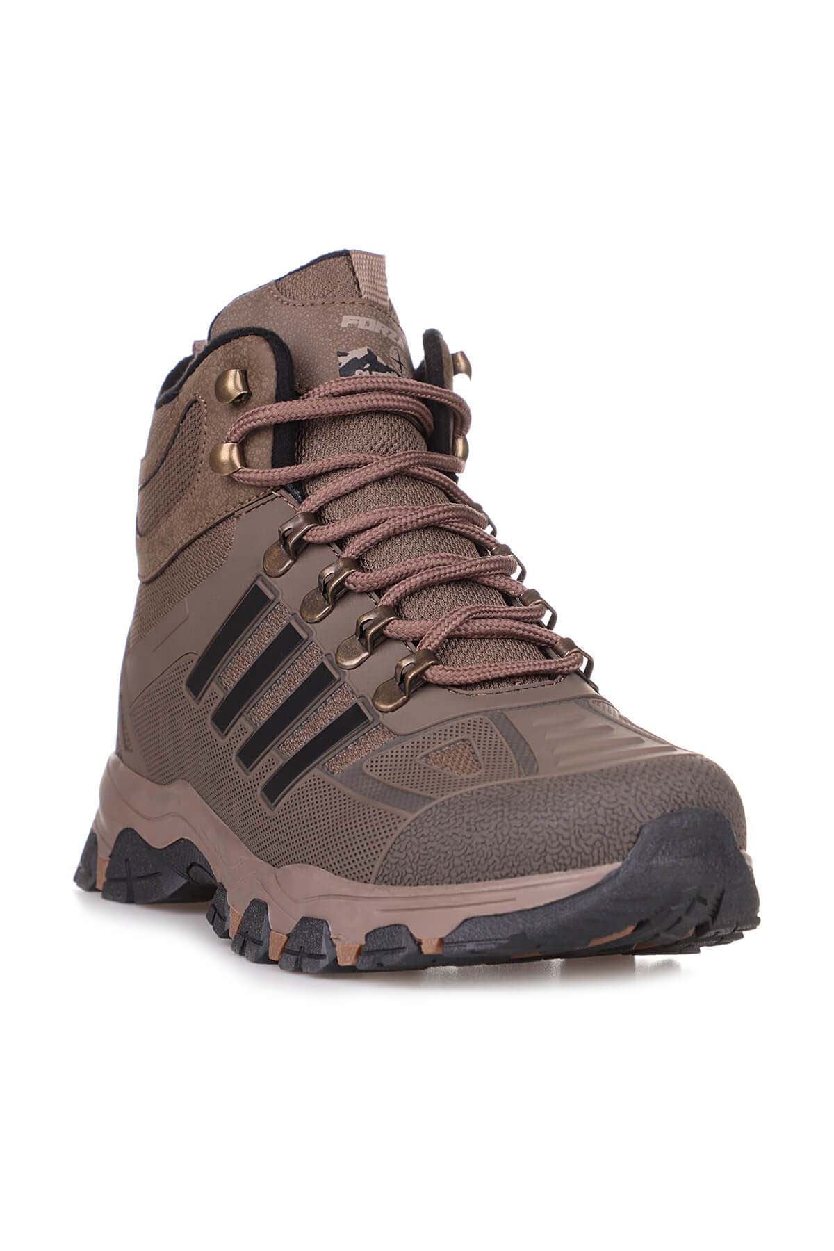 Freemax Su Geçirmez Kauçuk Kaplama Esnek Termo Taban Kışlık Bot Vizon Siyah