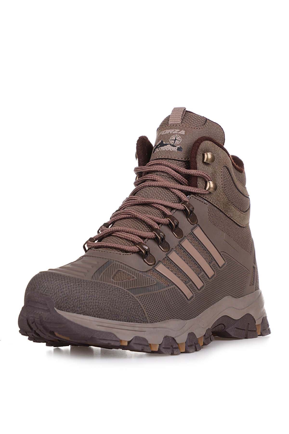 Freemax Su Geçirmez Kauçuk Kaplama Esnek Termo Taban Kışlık Bot Vizon Bej