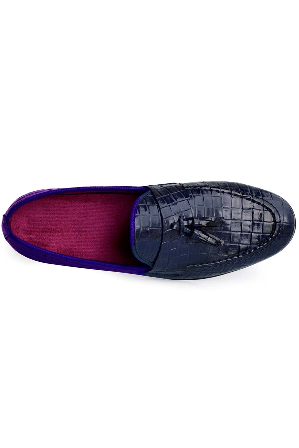 Freemax Oxford Erkek Ayakkabı LACİVERT BORDO