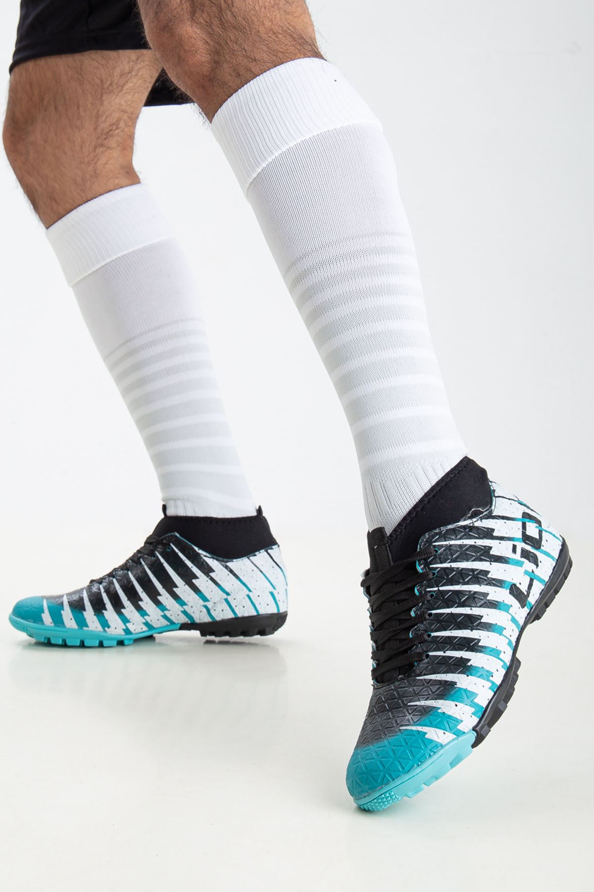 Freemax Unisex Çoraplı Halı saha Futbol Ayakkabısı Freemax.1452 Turkuaz