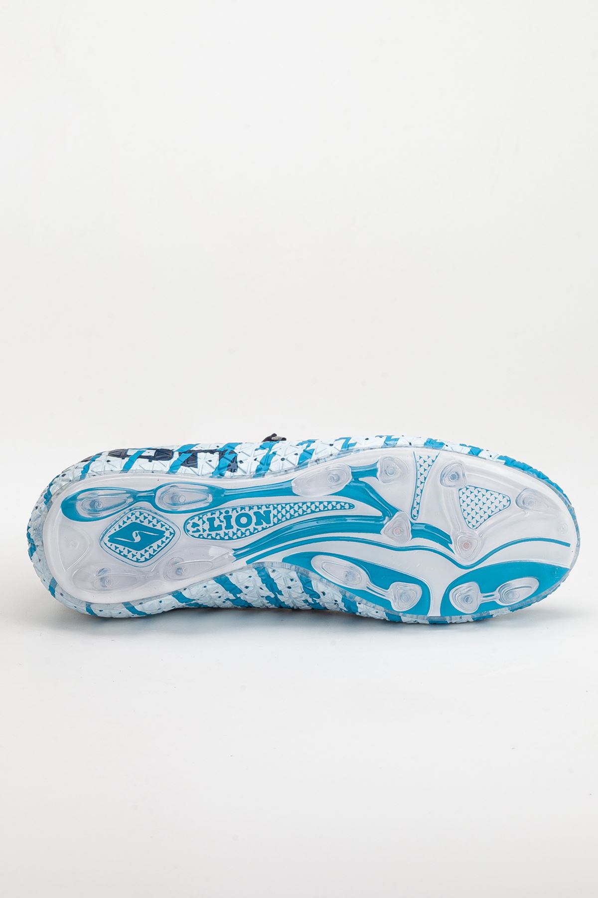 Freemax Unisex Çoraplı Krampon Futbol Ayakkabısı Turkuaz Lacivert