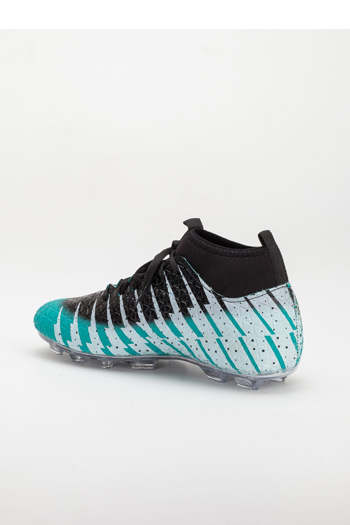 Freemax Unisex Çoraplı Krampon Futbol Ayakkabısı Turkuaz