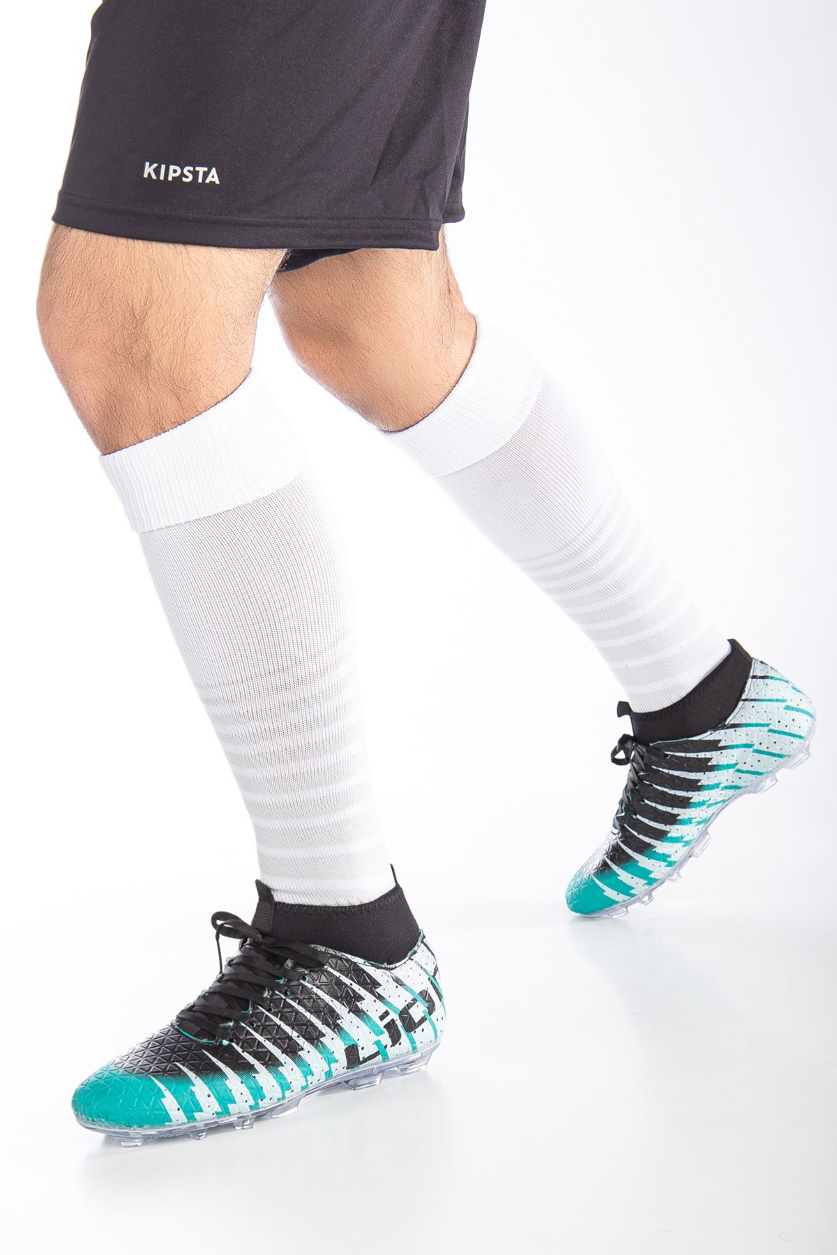 Freemax Unisex Çoraplı Krampon Futbol Ayakkabısı Turkuaz