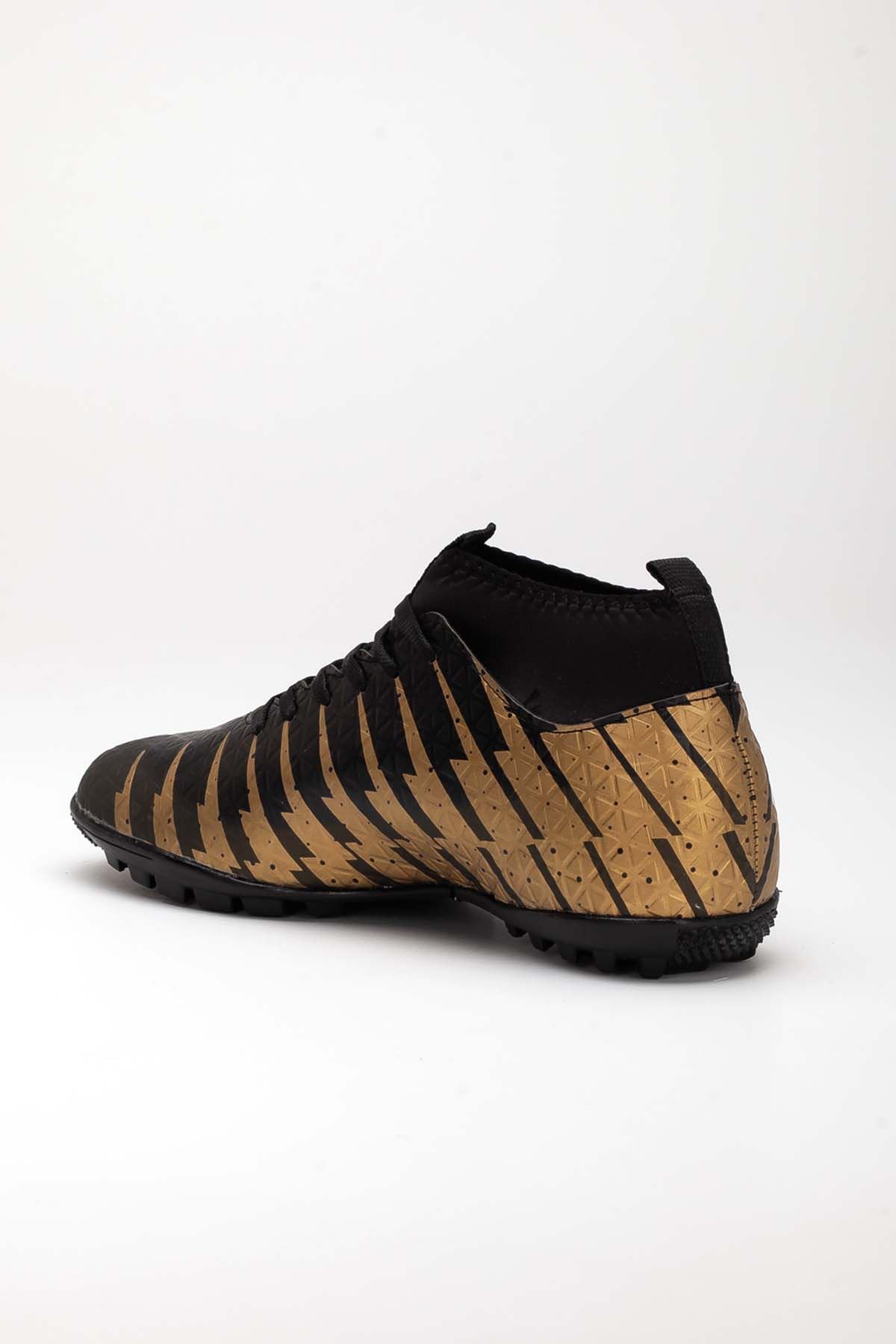 Freemax Unisex Çoraplı Halı saha Futbol Ayakkabısı Freemax.1452 Haki Siyah