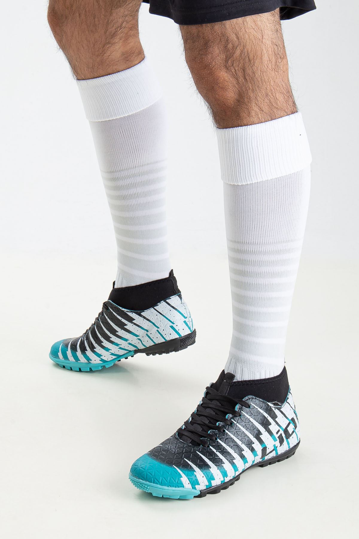 Freemax Unisex Çoraplı Halı saha Futbol Ayakkabısı Freemax.1452 Turkuaz