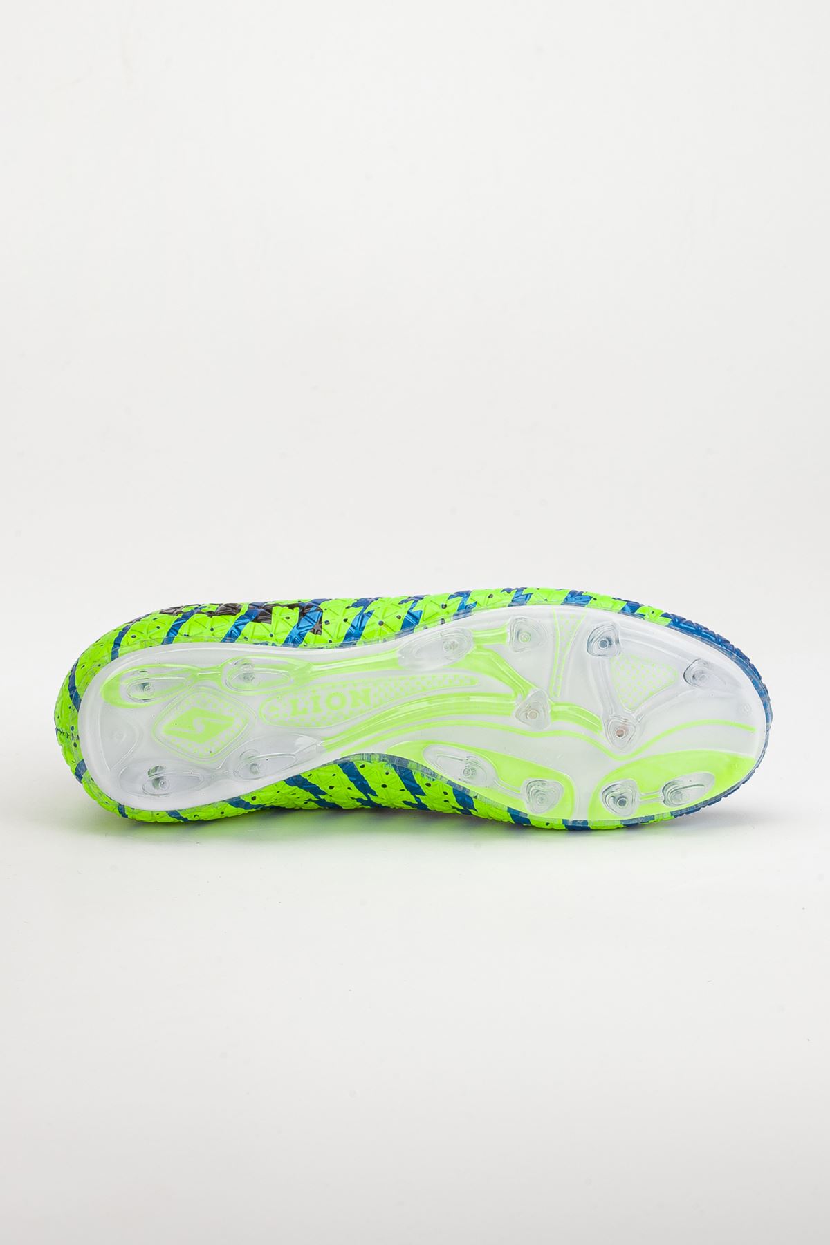 Freemax Unisex Çoraplı Krampon Futbol Ayakkabısı Mavi Sarı