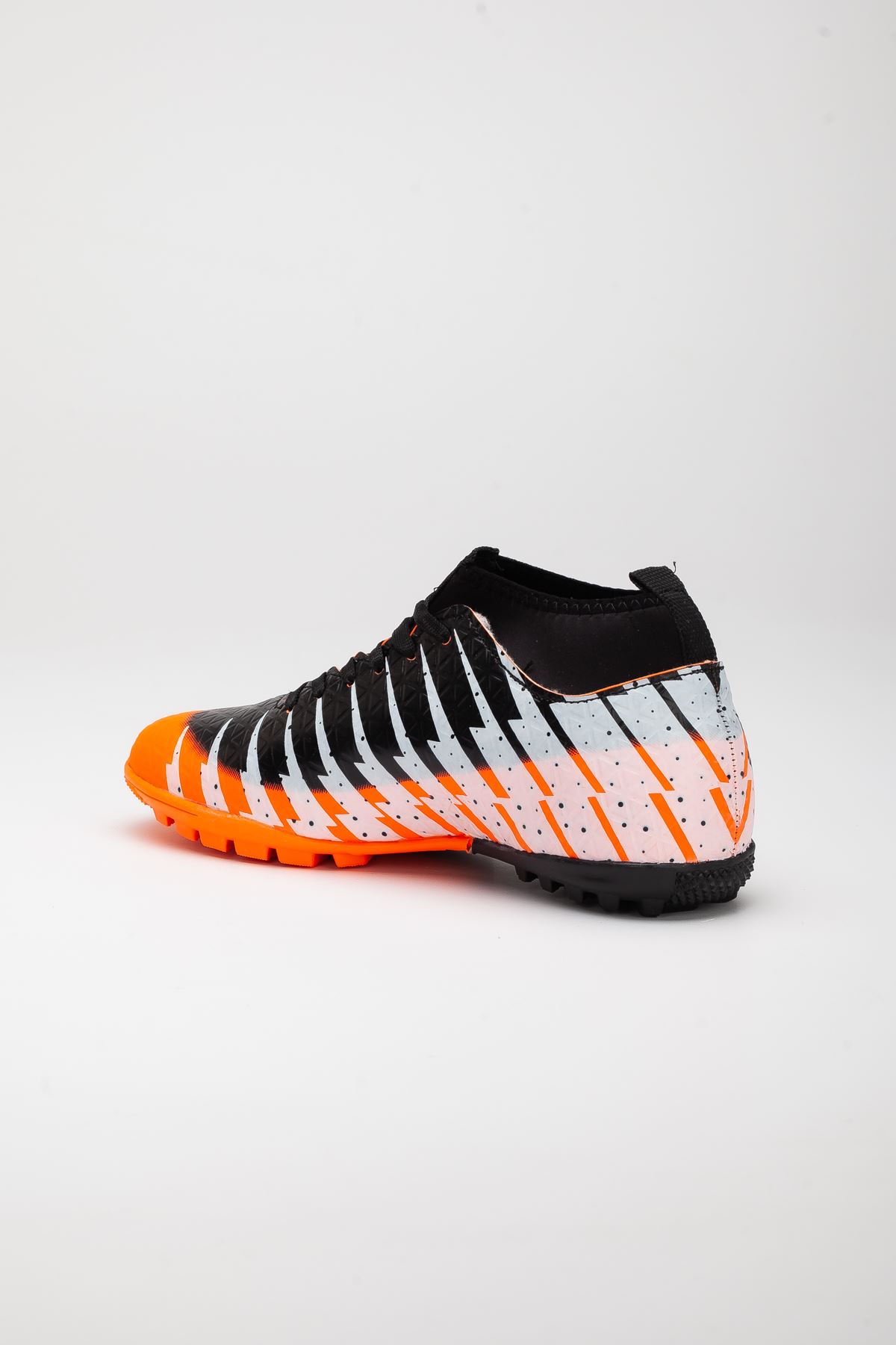 Freemax Unisex Çoraplı Halı saha Futbol Ayakkabısı Freemax.1452 Orange Siyah