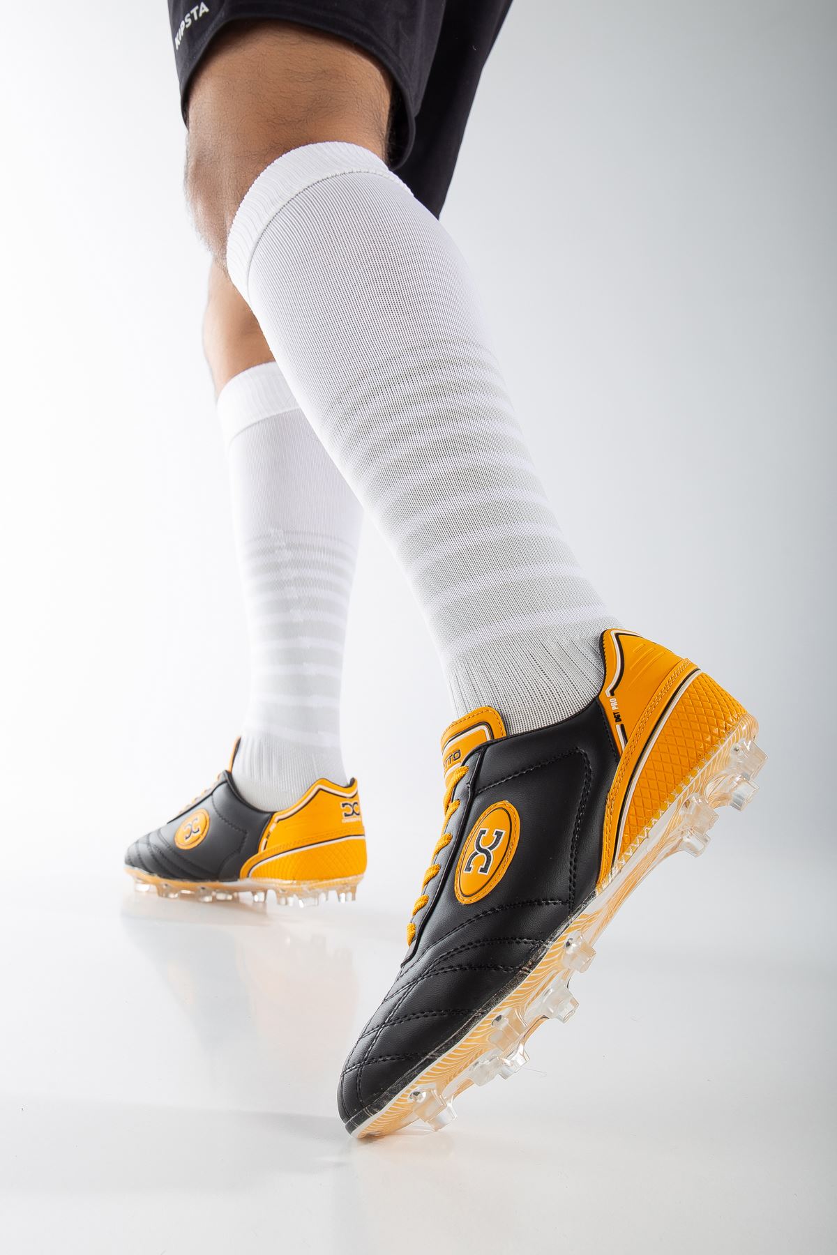 Freemax Unisex Krampon Futbol Ayakkabısı Dgt 2023 Hardal Siyah