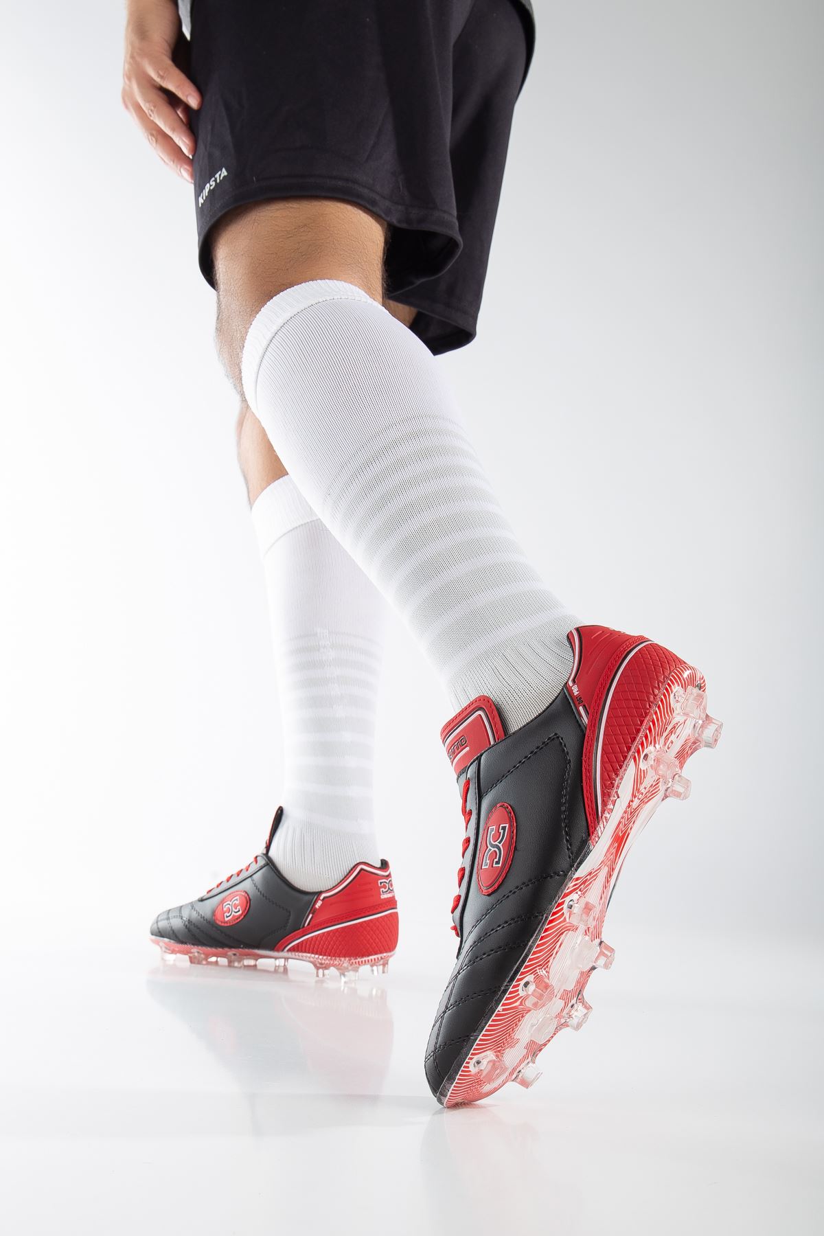 Freemax Unisex Krampon Futbol Ayakkabısı Dgt 2023 Siyah Kırmızı