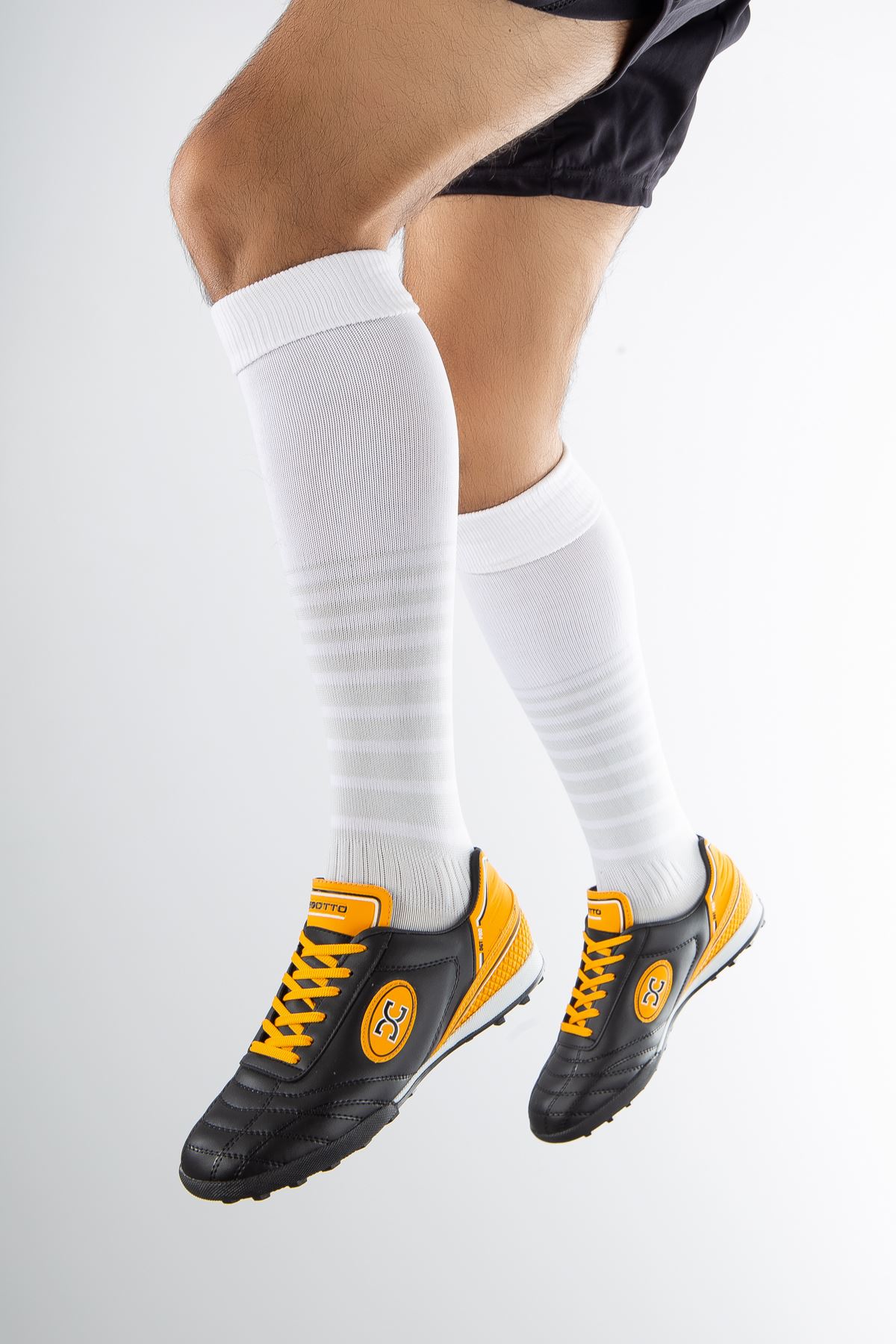 Freemax Unisex Halı Saha Futbol Ayakkabısı Dgt.2022 Hardal Siyah