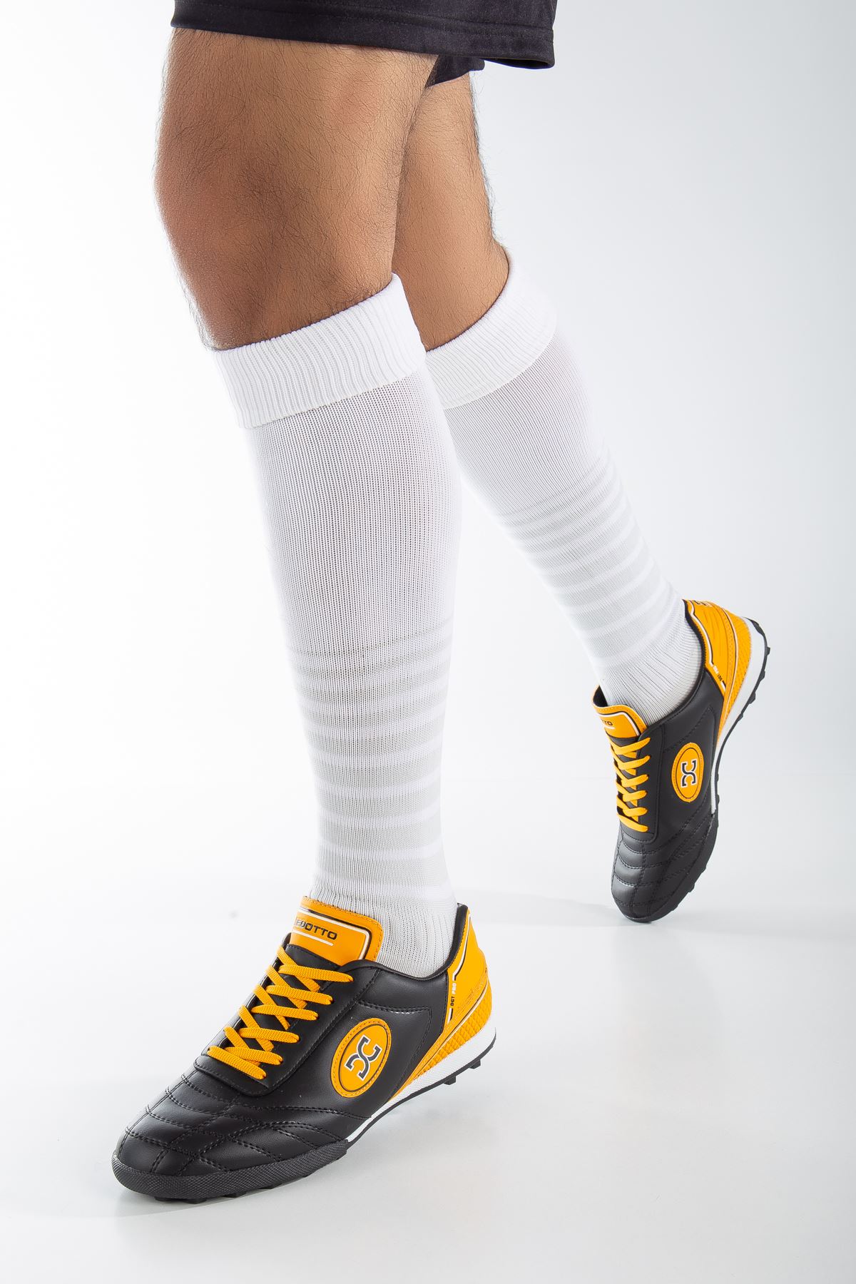 Freemax Unisex Halı Saha Futbol Ayakkabısı Dgt.2022 Hardal Siyah