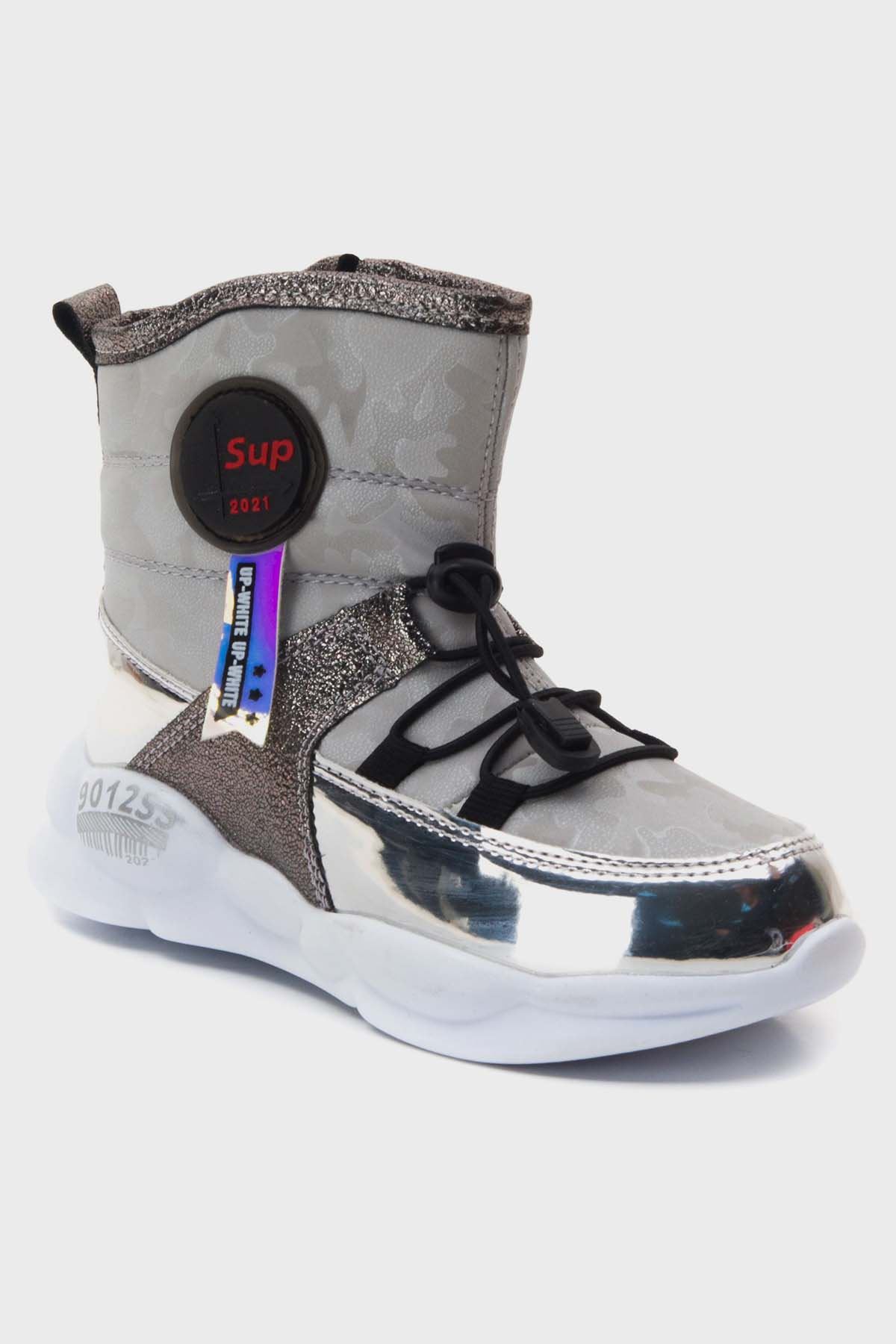 Freemax Çocuk Bebek Termal Yünlü Kar Bot Twingo.7580 Gümüş