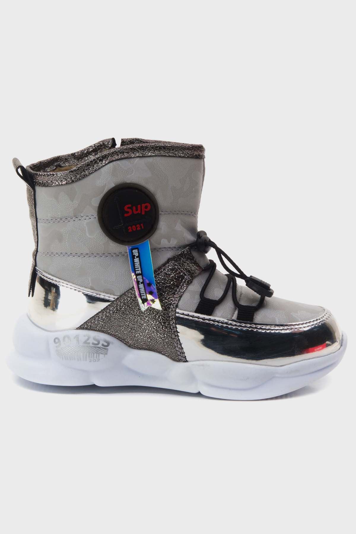 Freemax Çocuk Bebek Termal Yünlü Kar Bot Twingo.7580 Gümüş