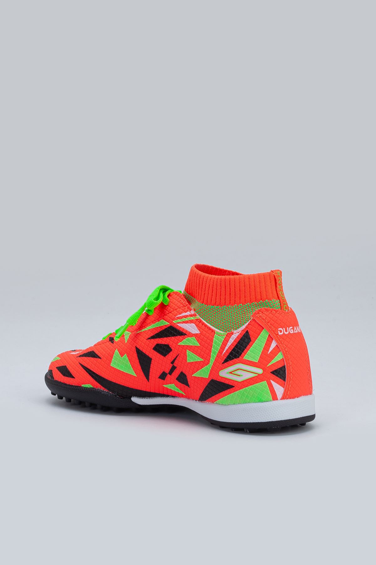 Freemax Unisex Çocuk Çoraplı Halı saha Futbol Ayakkabısı Dgn 2303 Nar Çiçeği