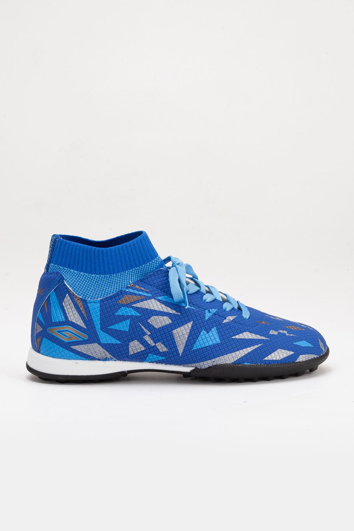 Freemax Unisex Çocuk Çoraplı Halı saha Futbol Ayakkabısı Dgn 2303 Turkuaz