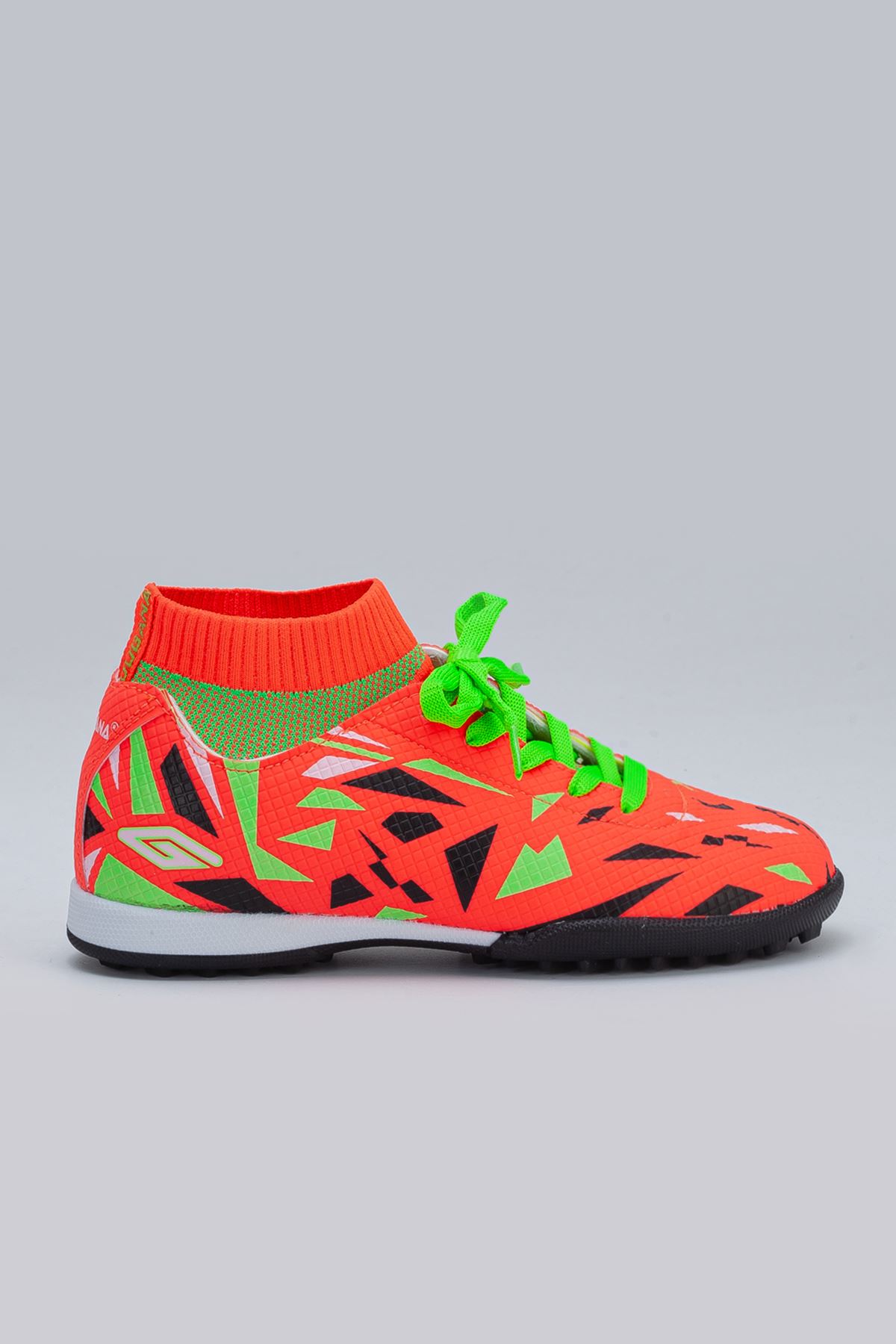 Freemax Unisex Çocuk Çoraplı Halı saha Futbol Ayakkabısı Dgn 2303 Nar Çiçeği