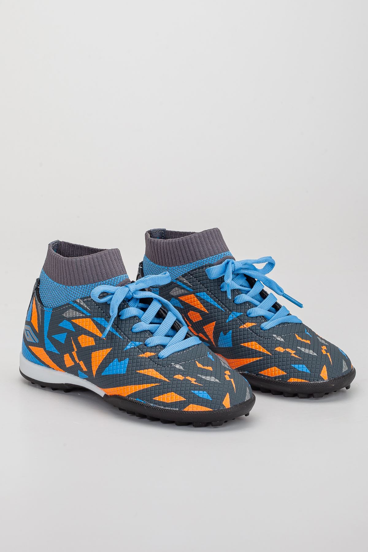 Freemax Unisex Çocuk Çoraplı Halı saha Futbol Ayakkabısı Dgn 2303 Füme Orange