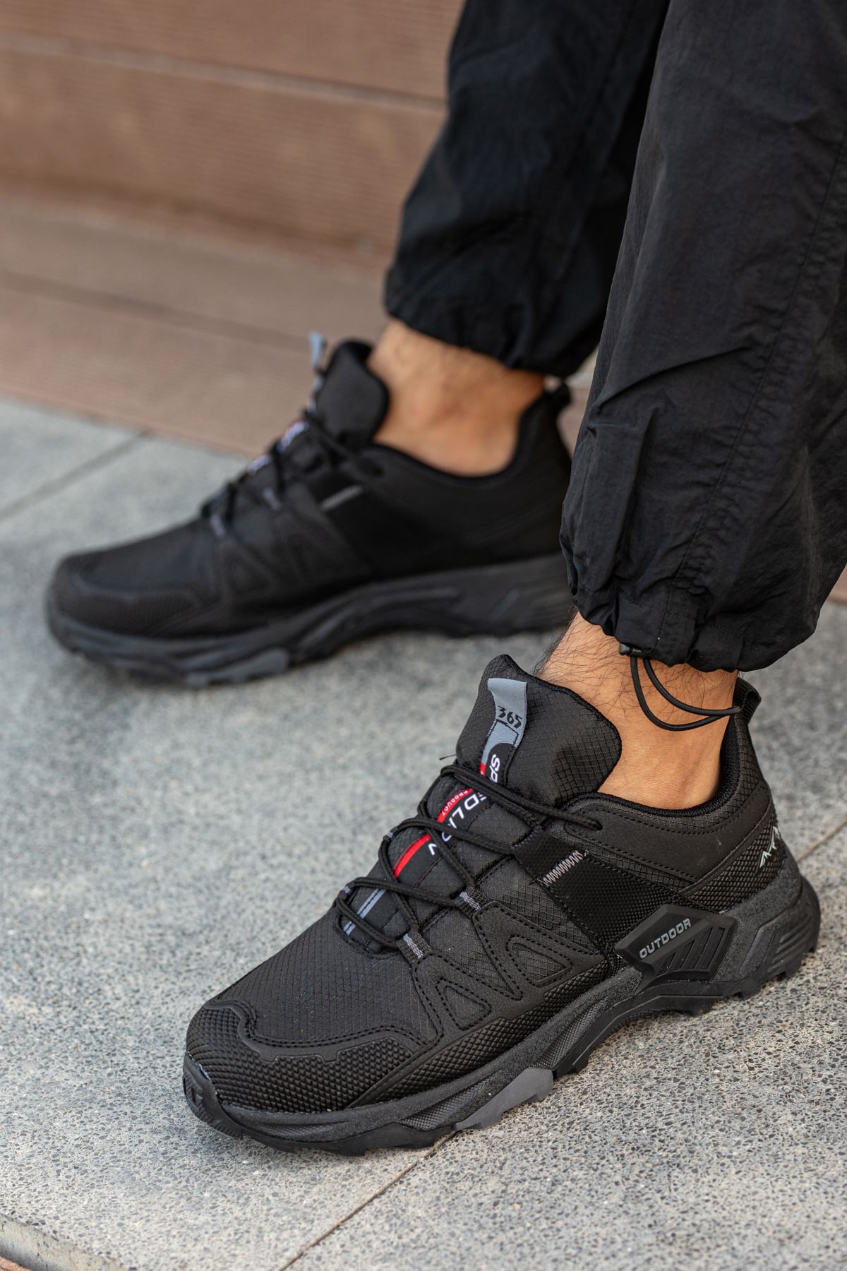 Freemax Erkek Anatomik iç Taban Outdoor Spor Sneaker Trekking Bot Ayakkabı Freemax.2394 Siyah Füme