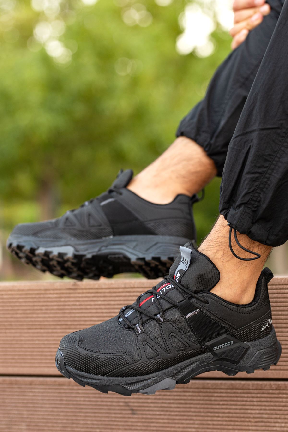 Freemax Erkek Anatomik iç Taban Outdoor Spor Sneaker Trekking Bot Ayakkabı Freemax.2394 Siyah Füme