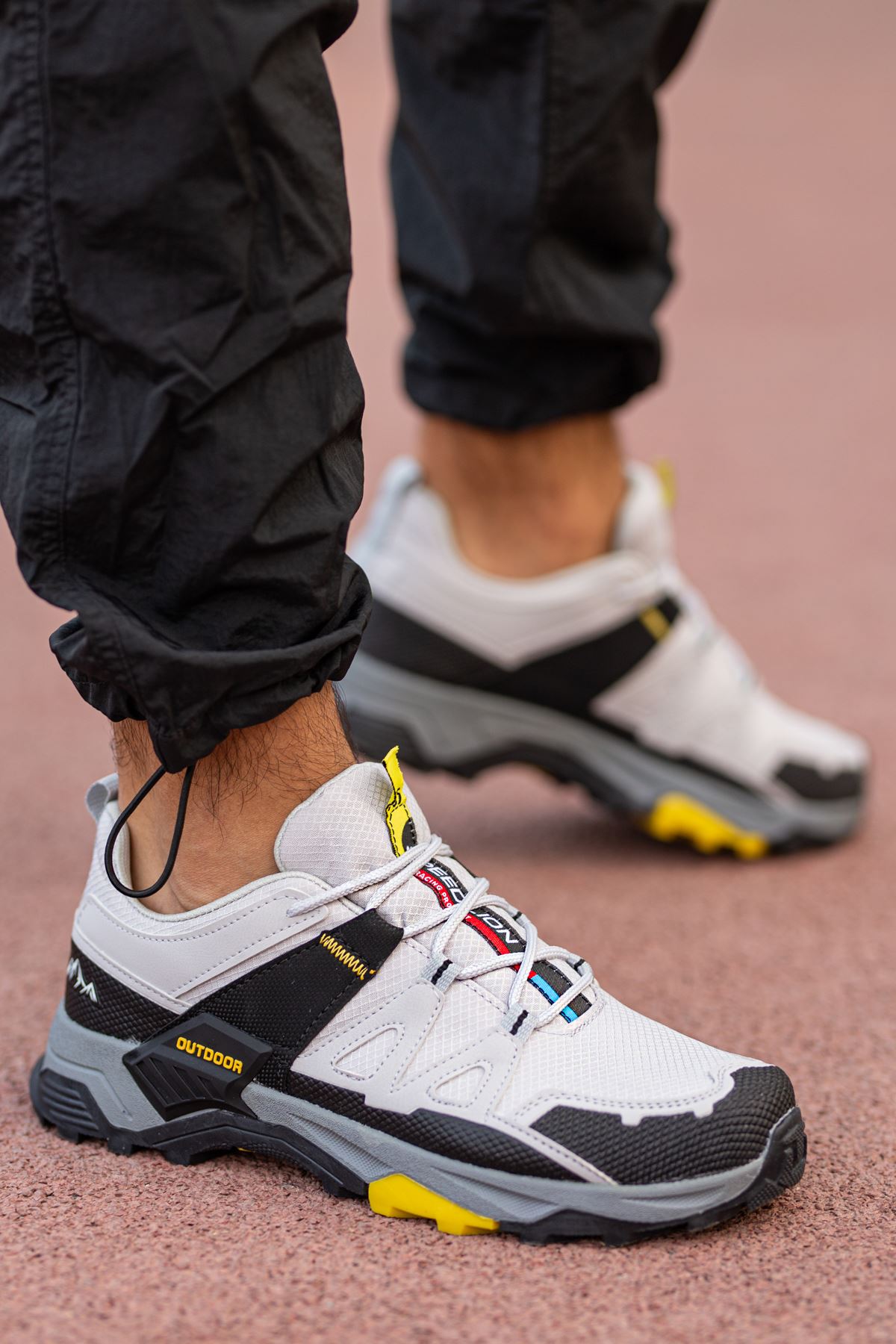 Freemax Erkek Anatomik iç Taban Outdoor Spor Sneaker Trekking Bot Ayakkabı Freemax.2394 Buz Siyah