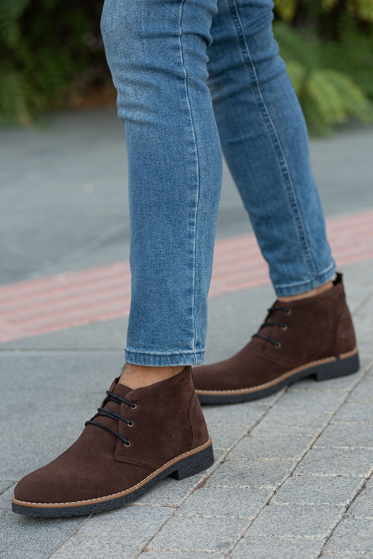 Freemax Erkek Papi Bağlı Kışlık Erkek Bot Freemax.Bgl102 Süet Kahve