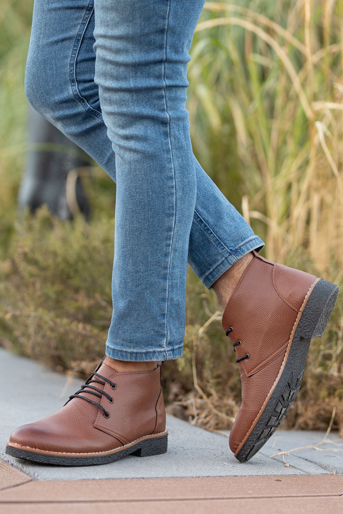 Freemax Erkek Papi Bağlı Kışlık Erkek Bot Freemax.Bgl102 Taba