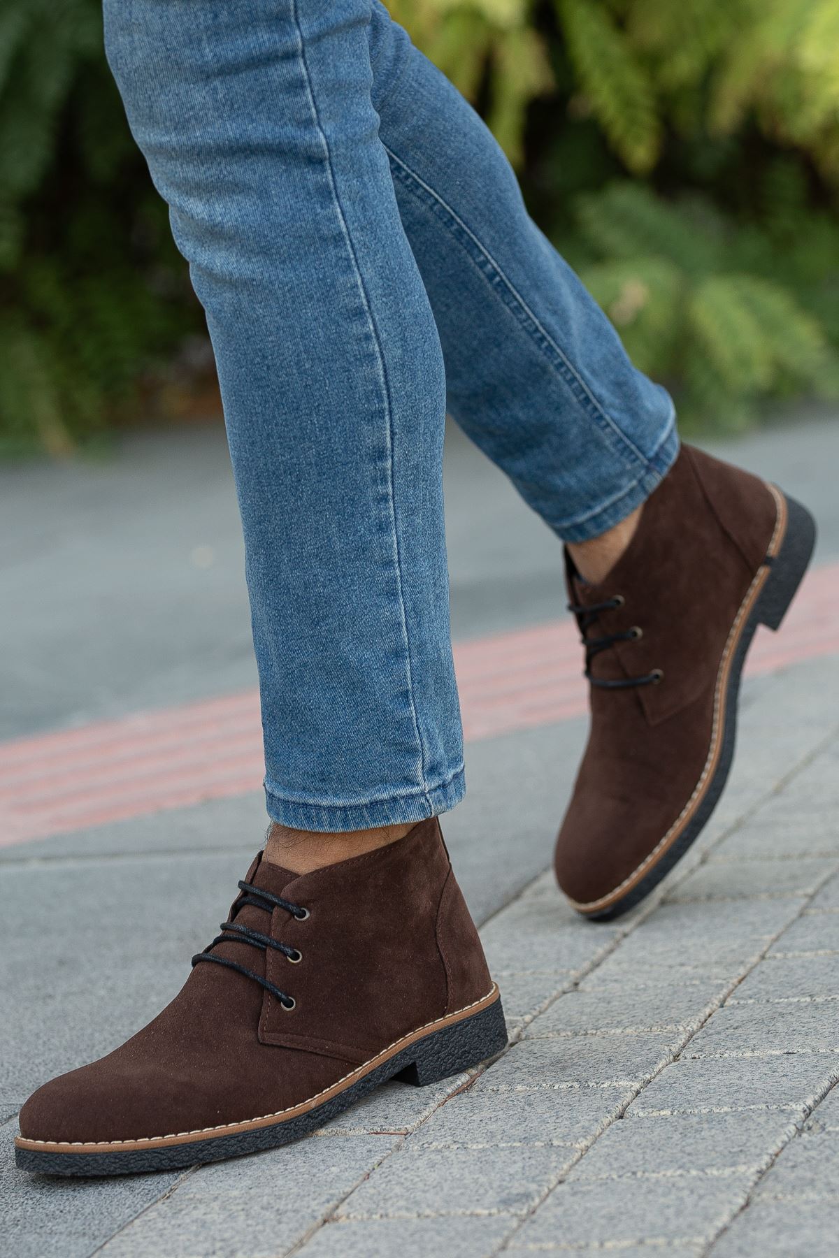 Freemax Erkek Papi Bağlı Kışlık Erkek Bot Freemax.Bgl102 Süet Kahve