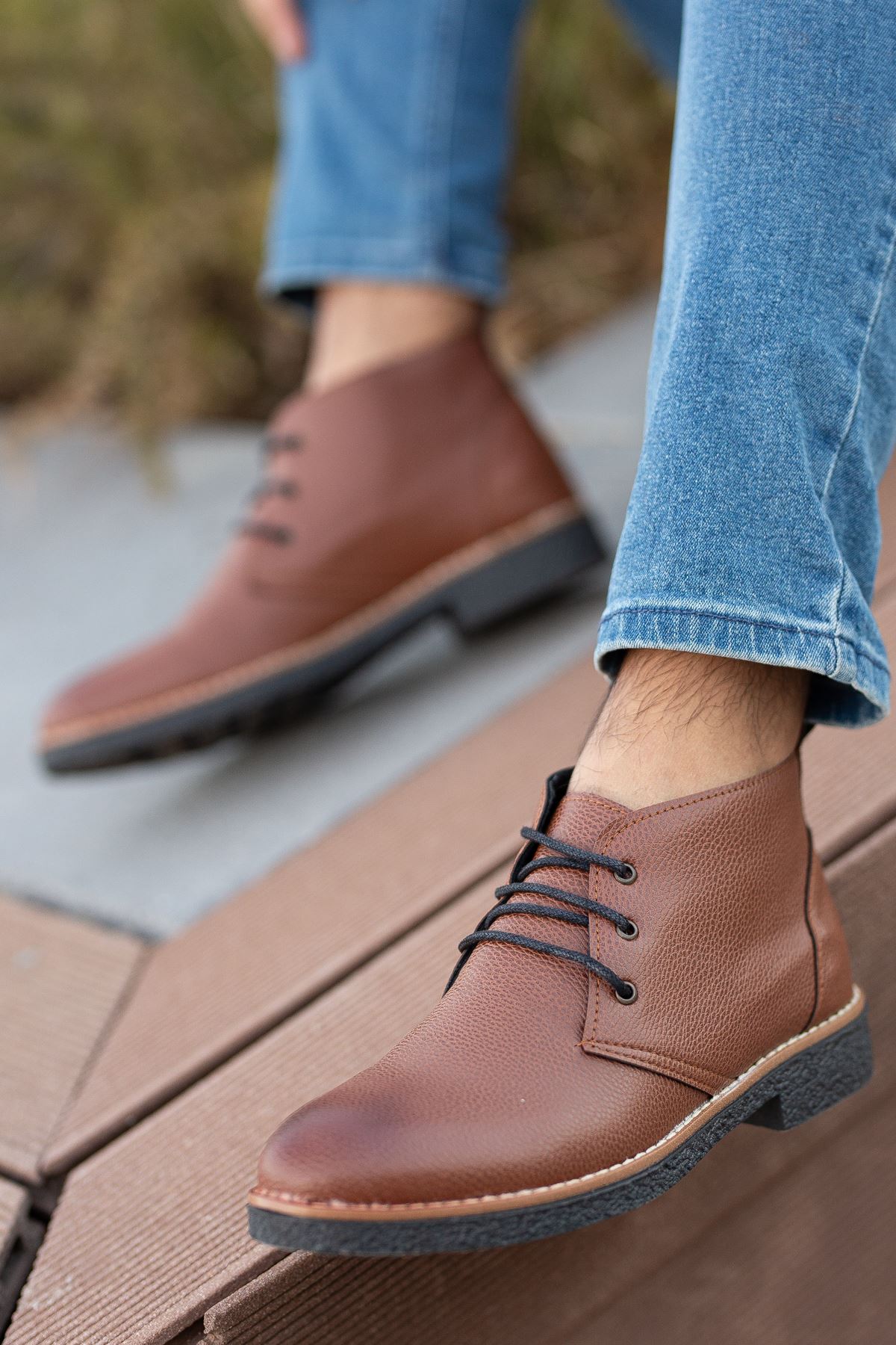 Freemax Erkek Papi Bağlı Kışlık Erkek Bot Freemax.Bgl102 Taba