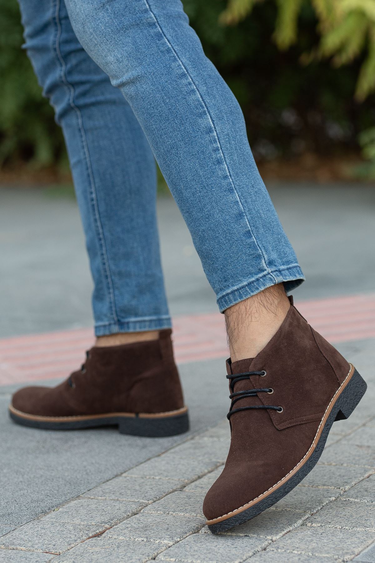 Freemax Erkek Papi Bağlı Kışlık Erkek Bot Freemax.Bgl102 Süet Kahve