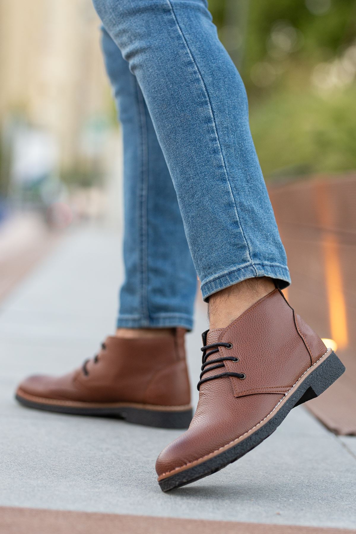 Freemax Erkek Papi Bağlı Kışlık Erkek Bot Freemax.Bgl102 Taba