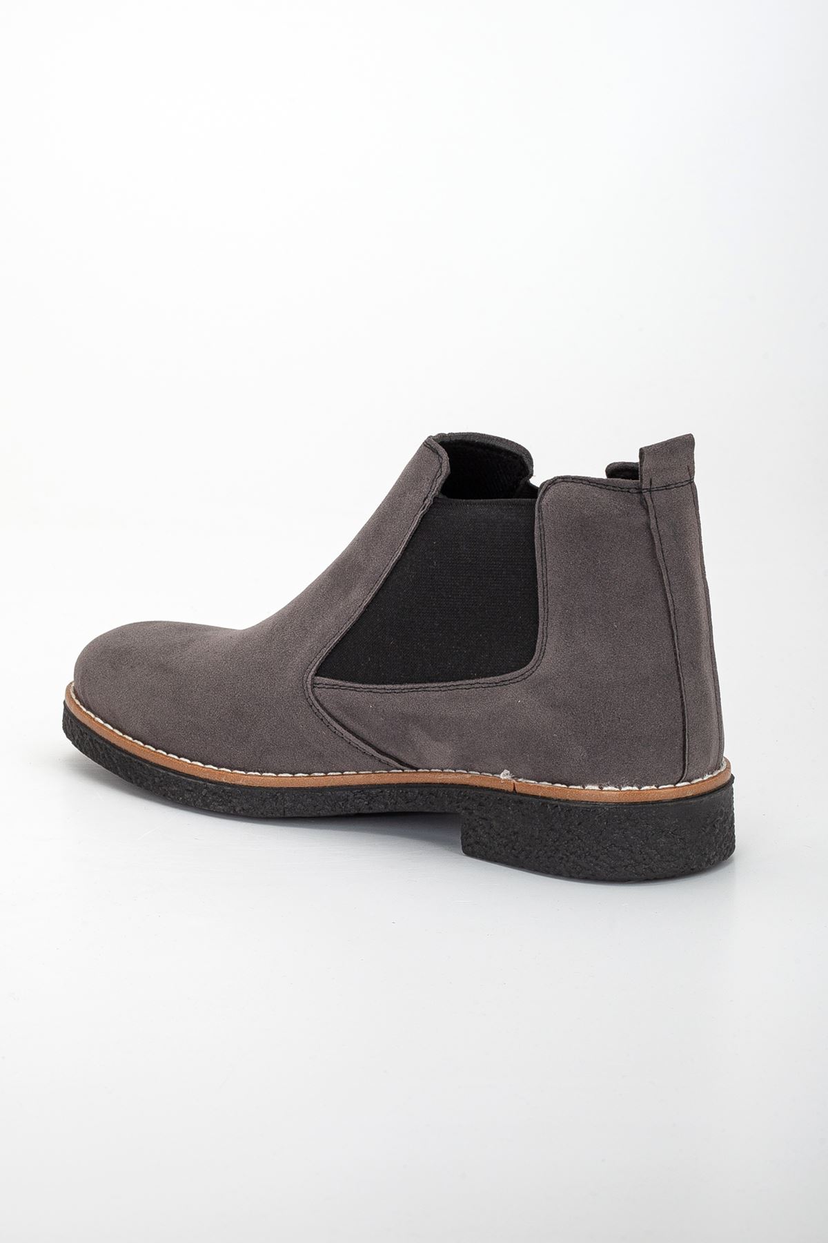 Freemax Unisex Ortopedik iç Tabanlık Suya Dayanıklı Chelsea Bot Garantili ÜrünFreemax.30141 Süet Gri