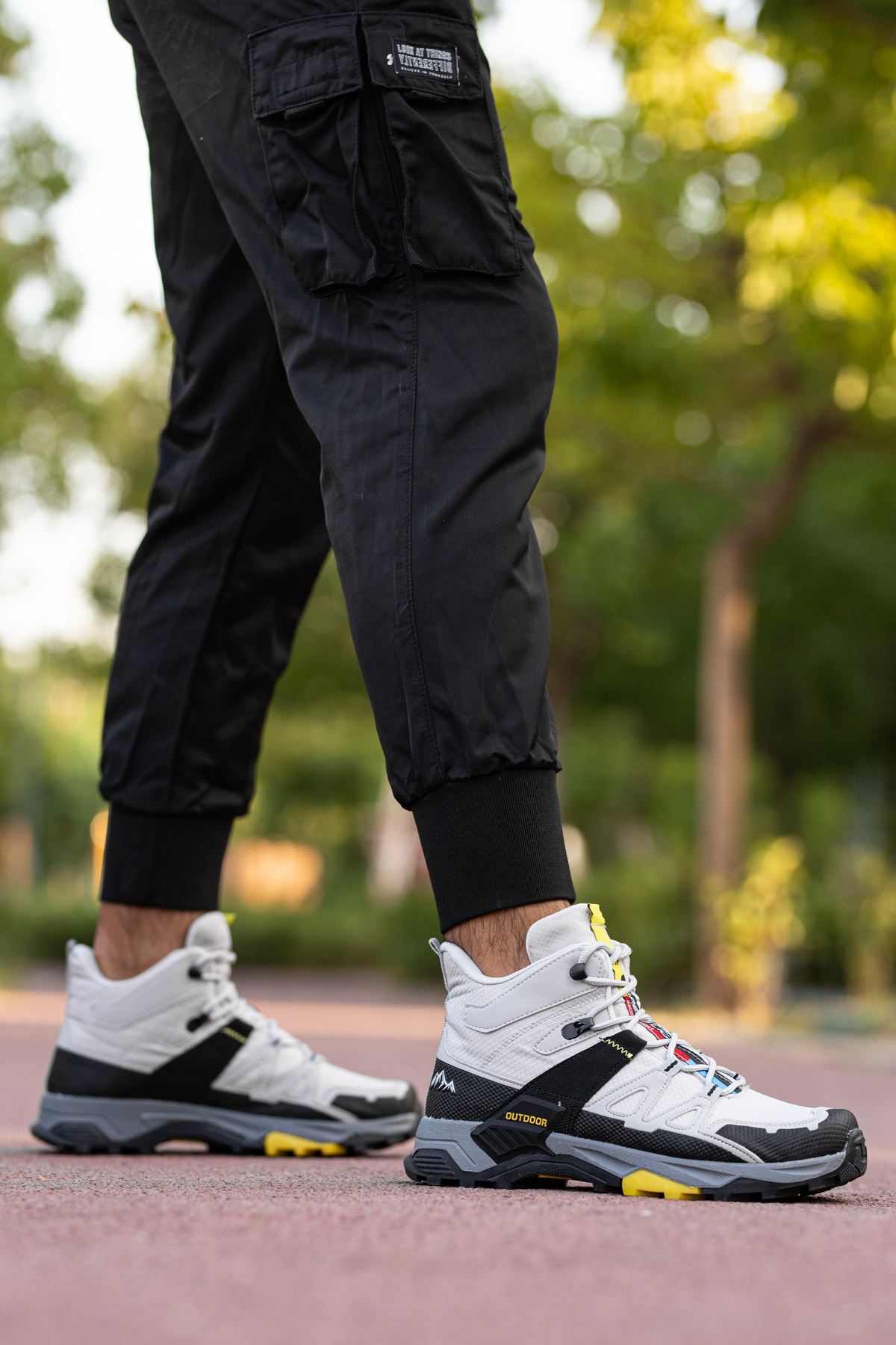 Freemax Erkek Anatomik iç Taban Outdoor Spor Sneaker Trekking Bot Freemax.2392 Buz Siyah