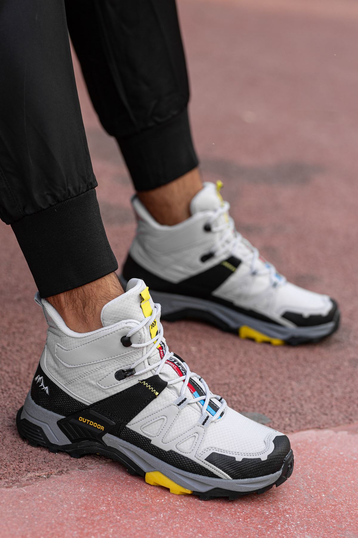 Freemax Erkek Anatomik iç Taban Outdoor Spor Sneaker Trekking Bot Freemax.2392 Buz Siyah