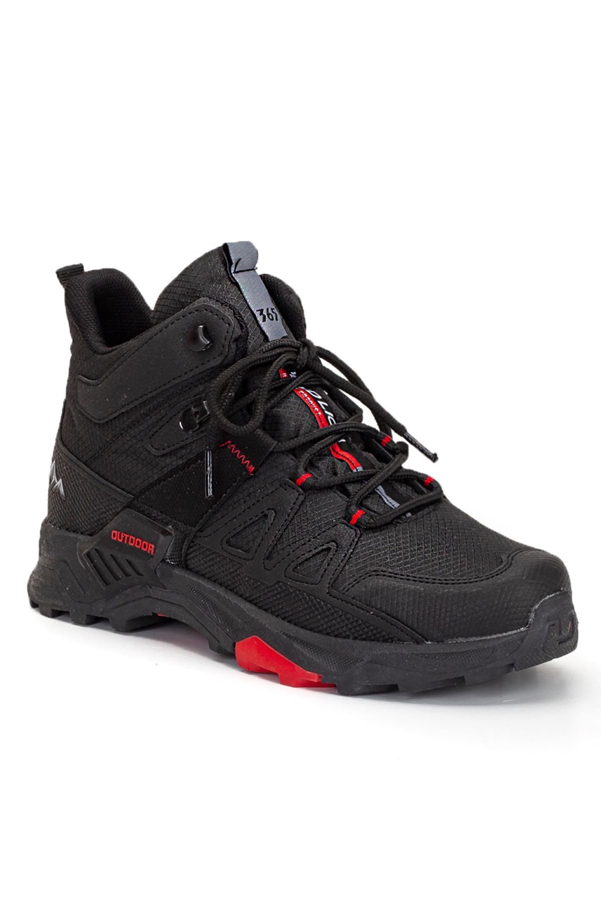 Freemax Erkek Anatomik iç Taban Outdoor Spor Sneaker Trekking Bot Freemax.2392 Siyah Kırmızı