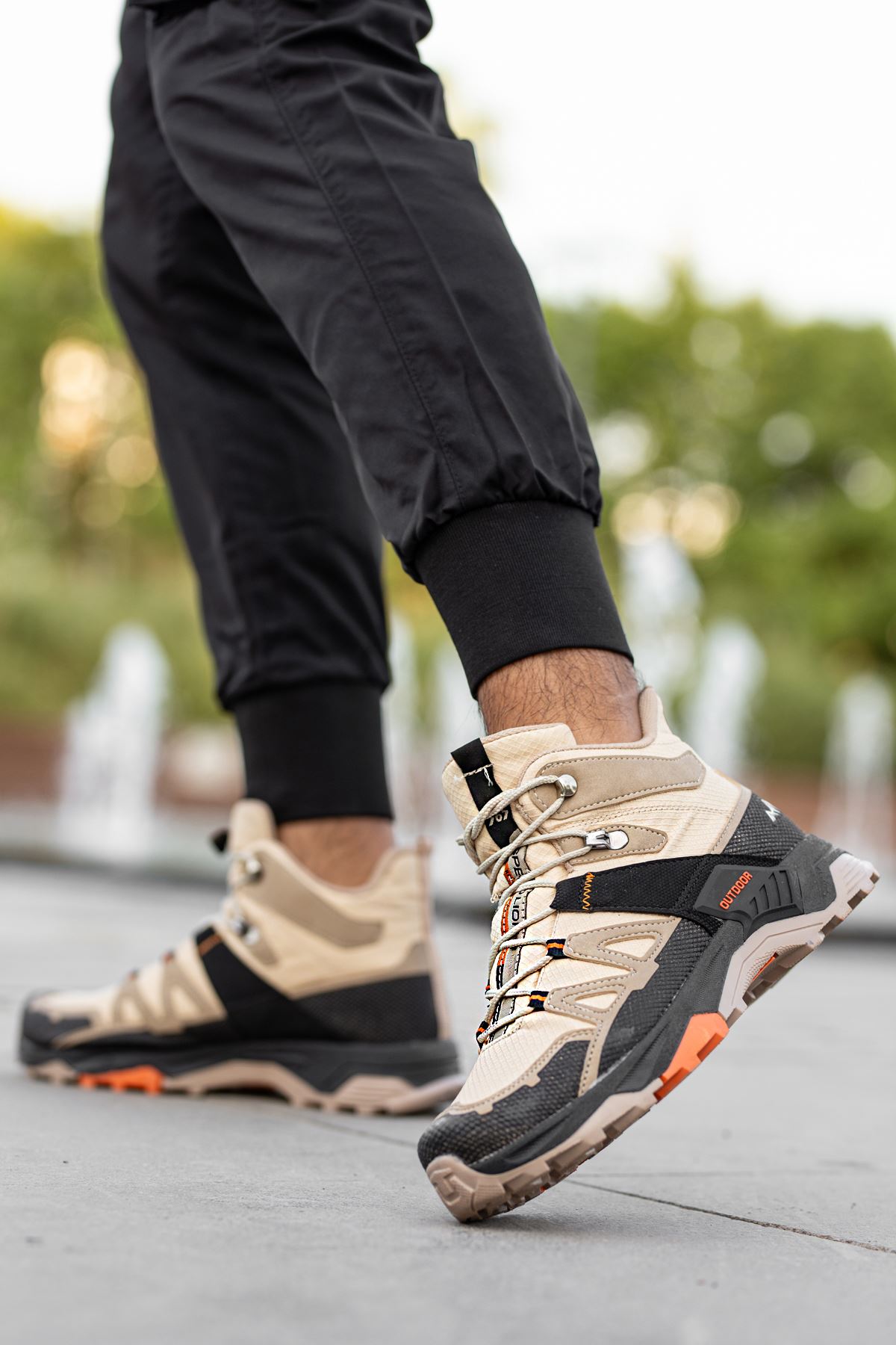 Freemax Erkek Anatomik iç Taban Outdoor Spor Sneaker Trekking Bot Freemax.2392 Bej Orange