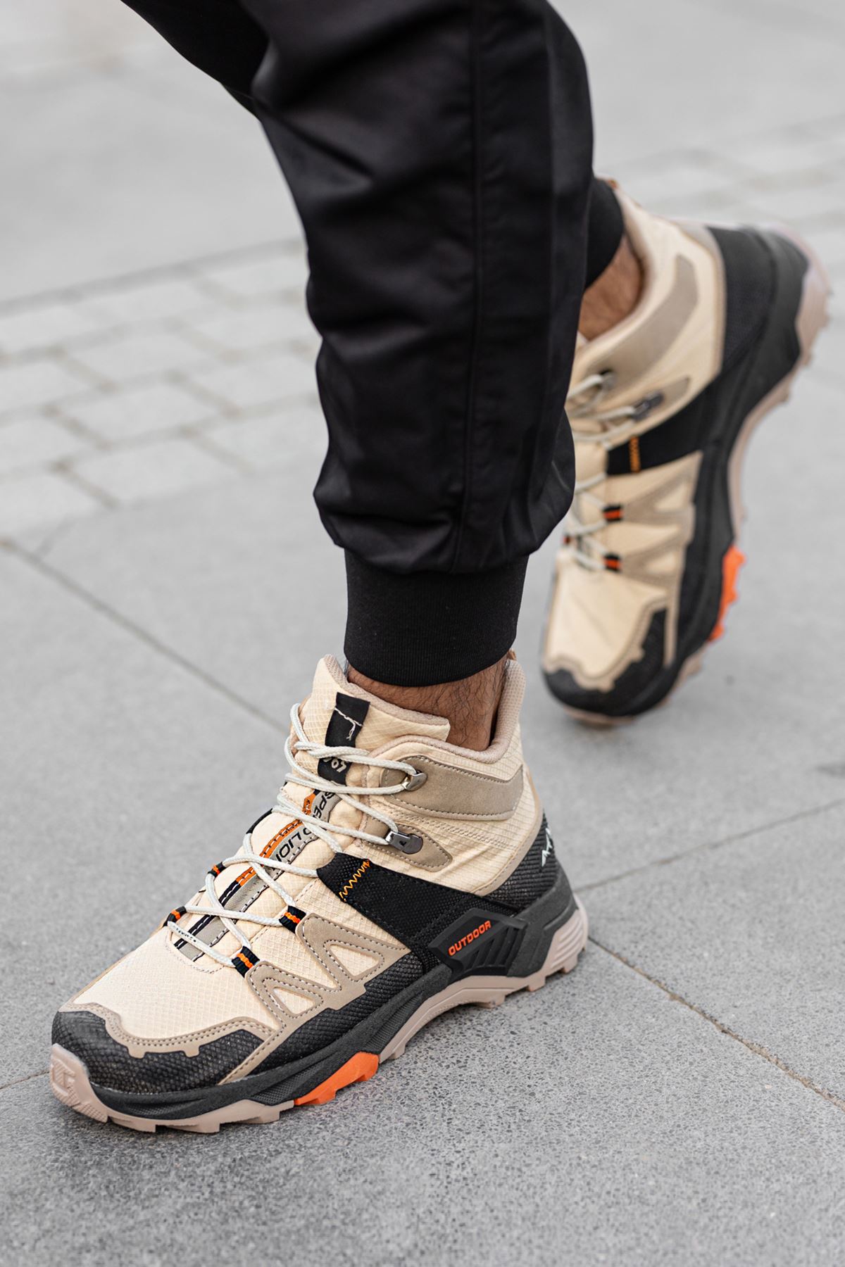 Freemax Erkek Anatomik iç Taban Outdoor Spor Sneaker Trekking Bot Freemax.2392 Bej Orange