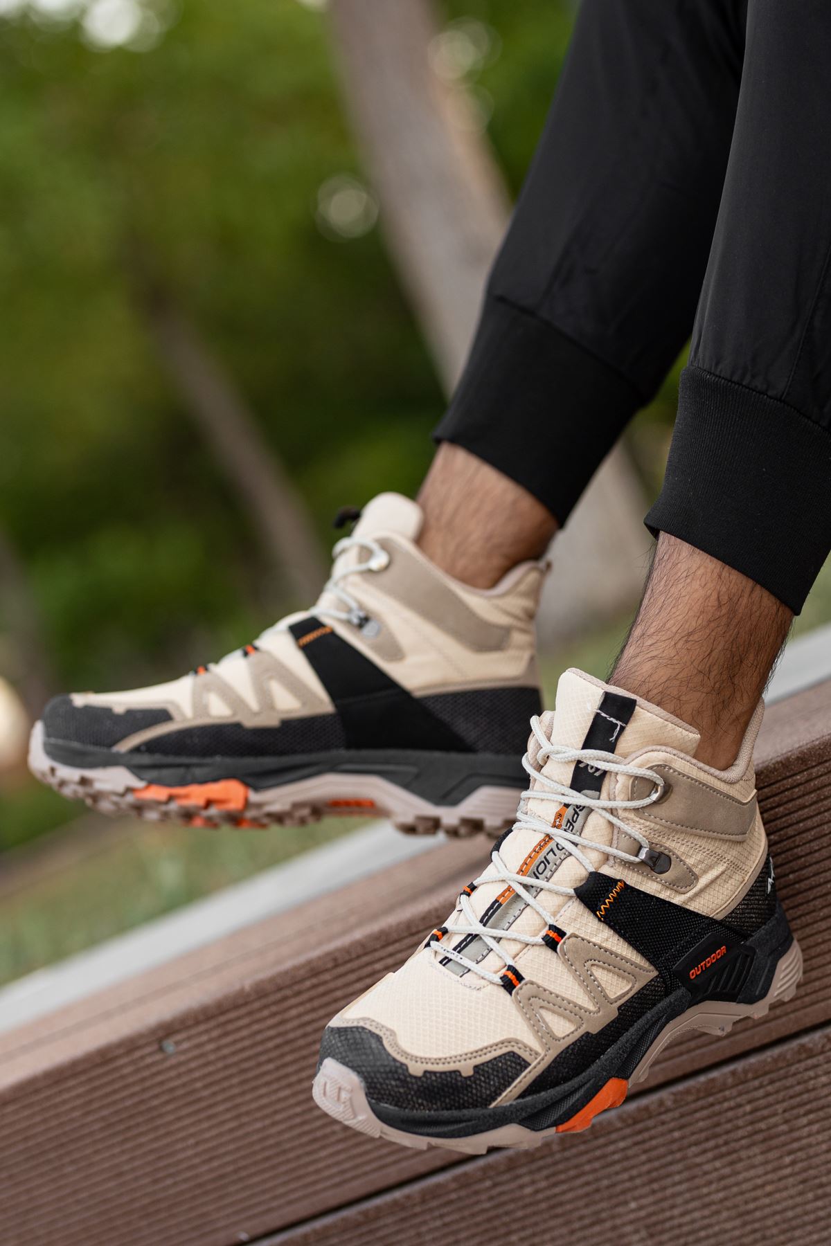 Freemax Erkek Anatomik iç Taban Outdoor Spor Sneaker Trekking Bot Freemax.2392 Bej Orange