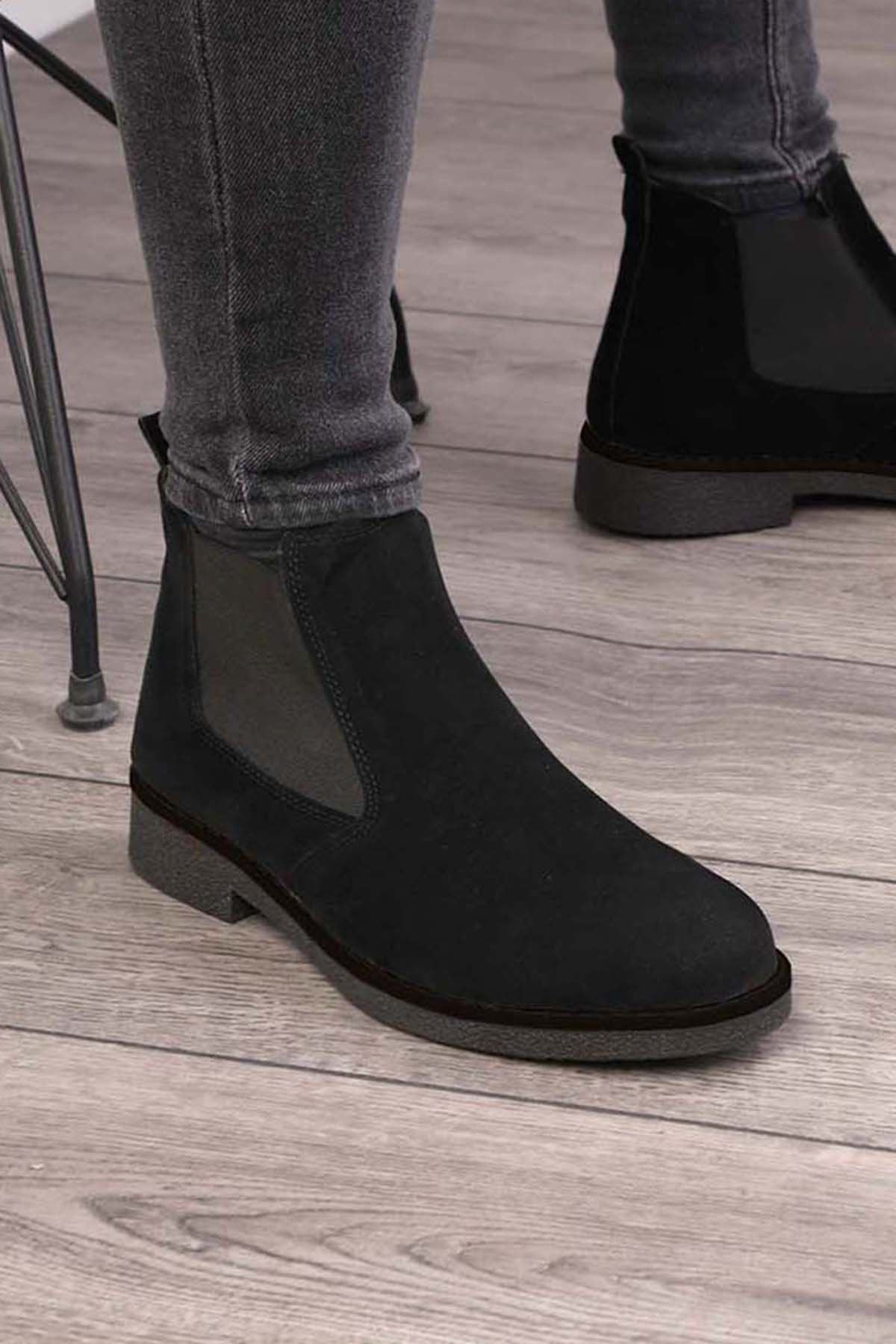 Freemax Unisex Chelsea Bot Garantili Ürün Freemax.505 Siyah