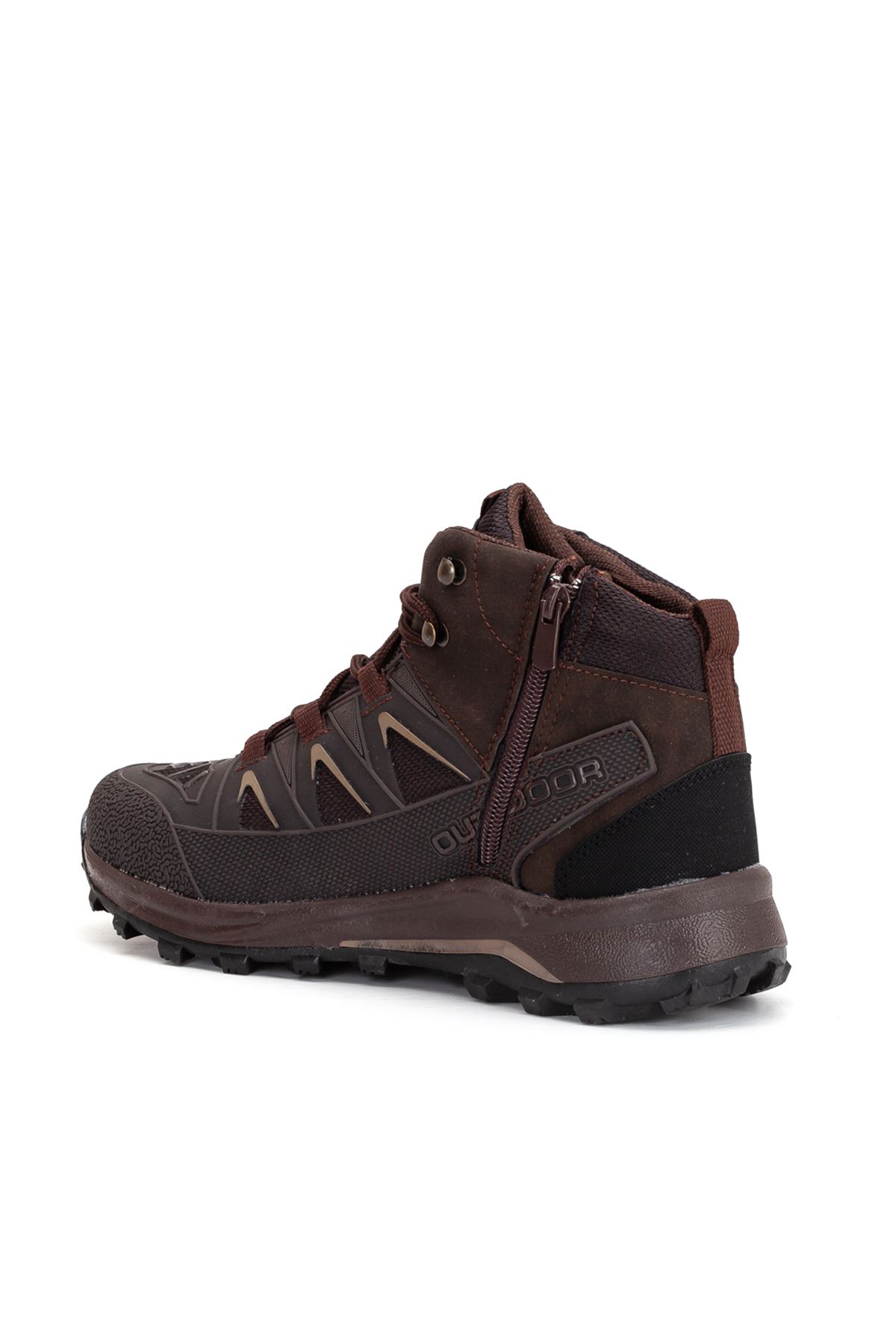 Freemax Erkek Watertight Trekking Su Geçirmez Kauçuk Kaplama Garantili Kışlık Outdoor Bot Esnek Kauçuk Taban Kahverengi