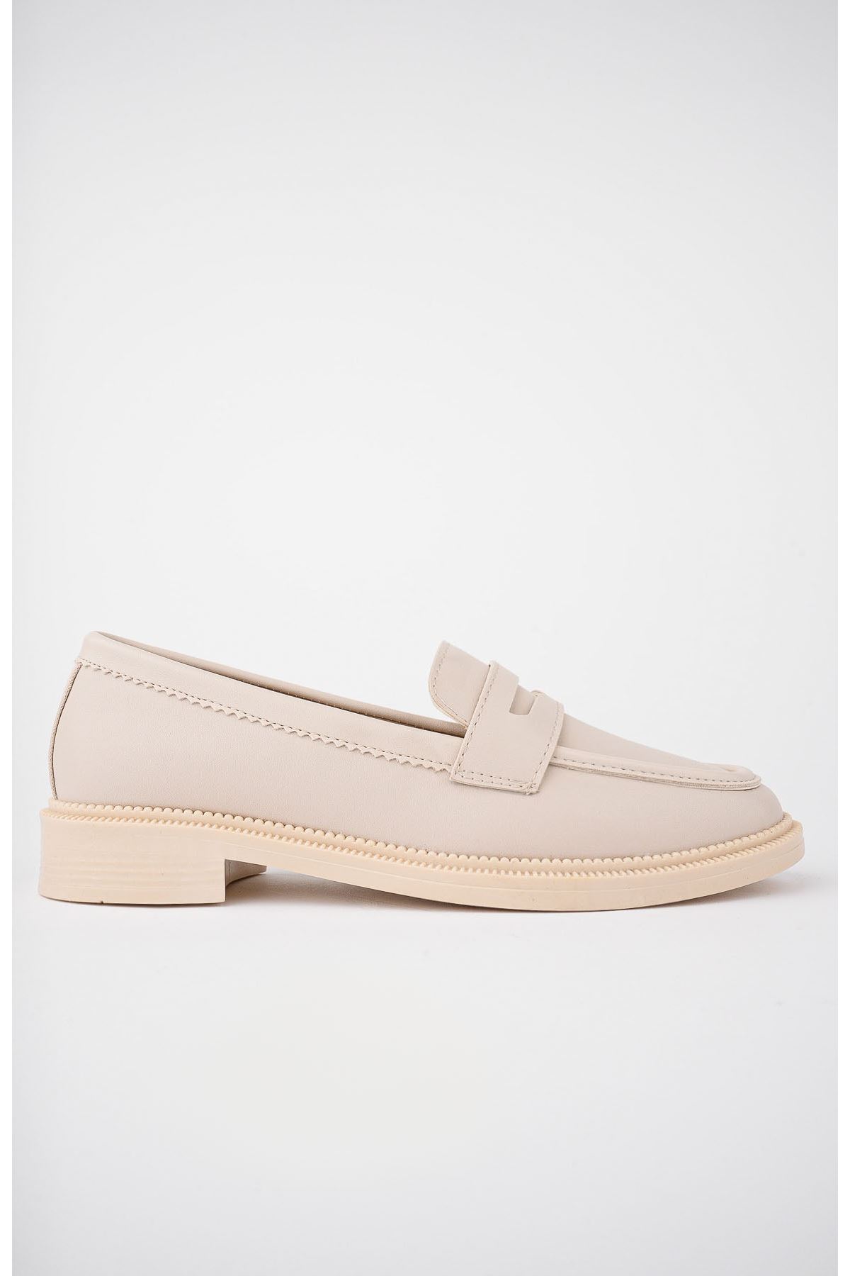 Freemax Kadın Hafif Rahat Makosen Ayakkabı abb.805 Ten