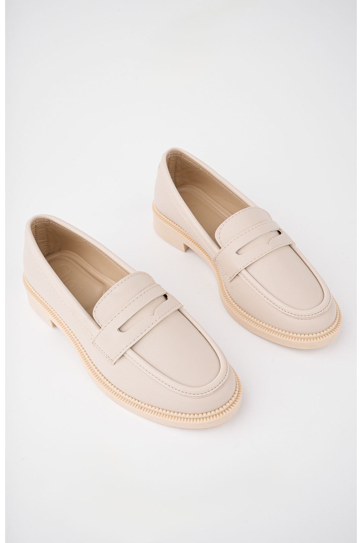 Freemax Kadın Hafif Rahat Makosen Ayakkabı abb.805 Ten