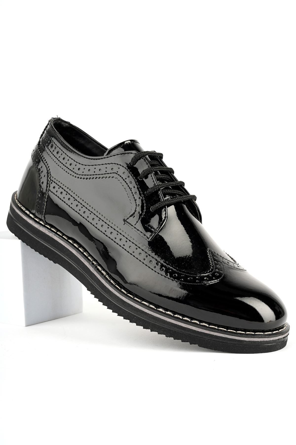 Freemax Oxford Erkek Ayakkabı Oxford Erkek Ayakkabı Freemax.1118 Rugan Siyah