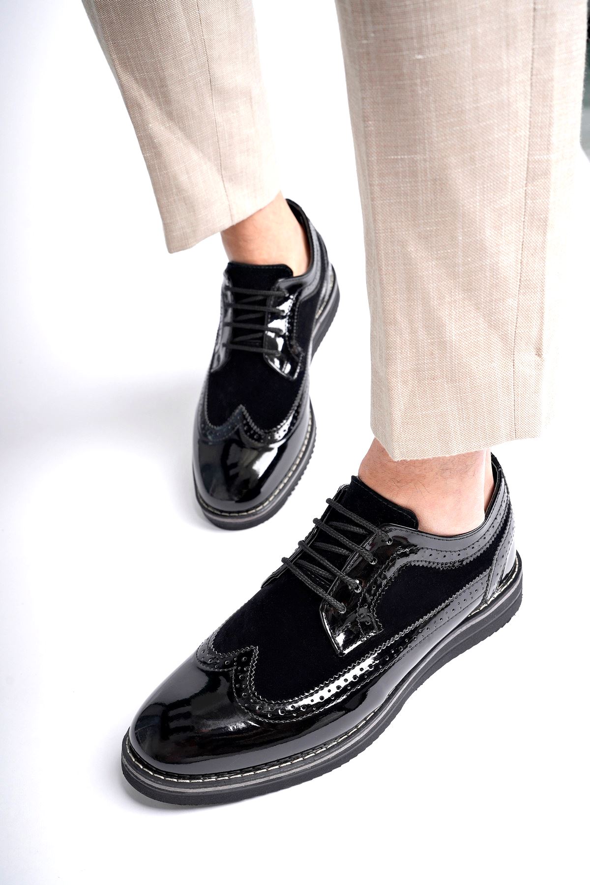 Freemax Oxford Erkek Ayakkabı Oxford Erkek Ayakkabı Freemax.1118 Siyah Garni