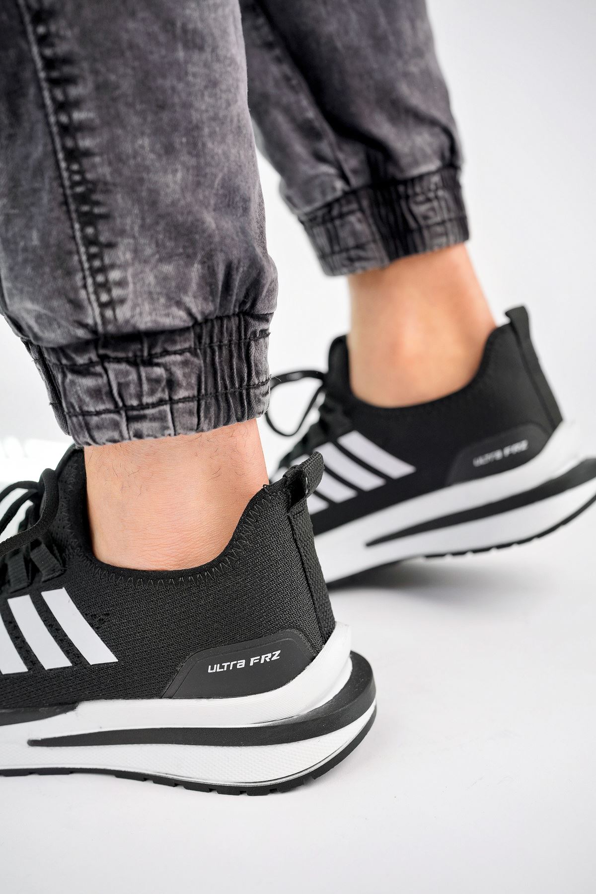 Freemax Erkek  Sneaker Spor Ayakkabı Freemax 2240 Siyah Beyaz