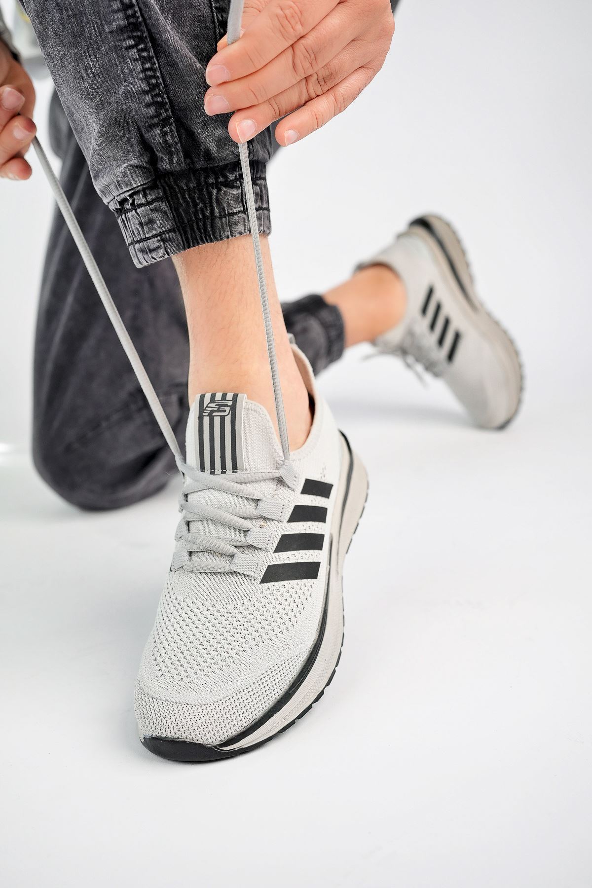 Freemax Erkek  Sneaker Spor Ayakkabı Freemax 2240 Buz Siyah